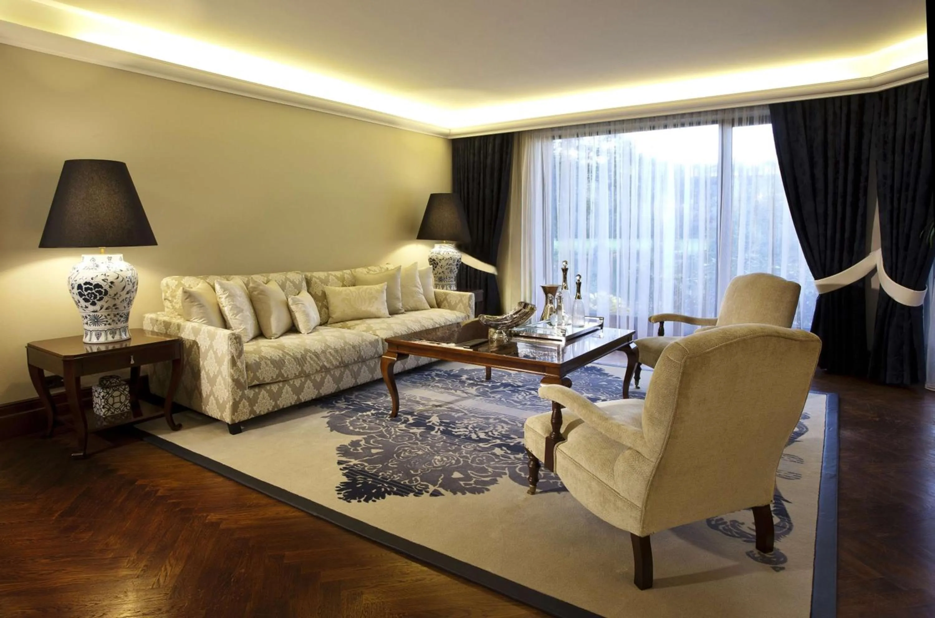 Living room in Hilton Frankfurt Gravenbruch