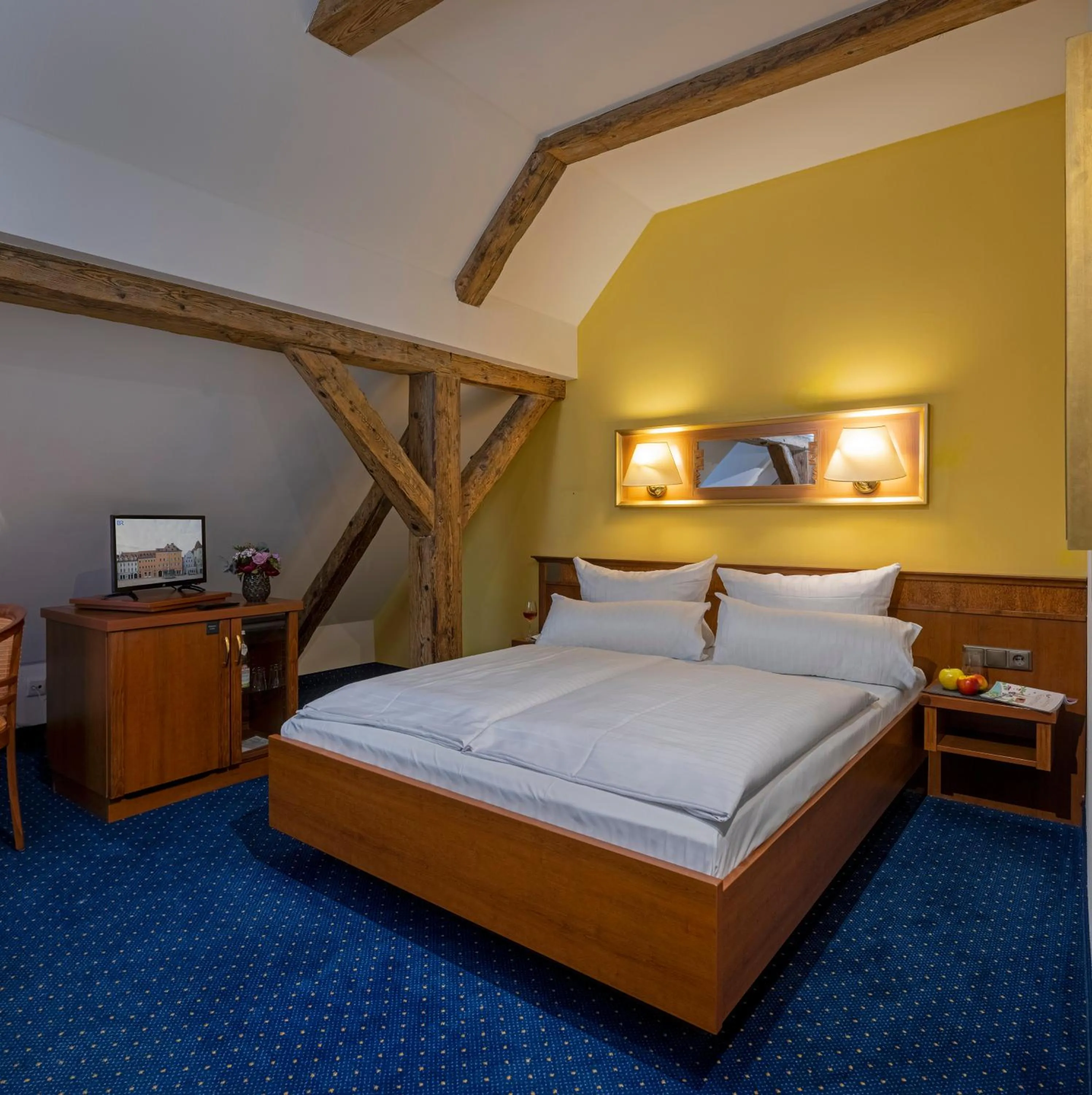 Bed in Altstadthotel der Patrizier