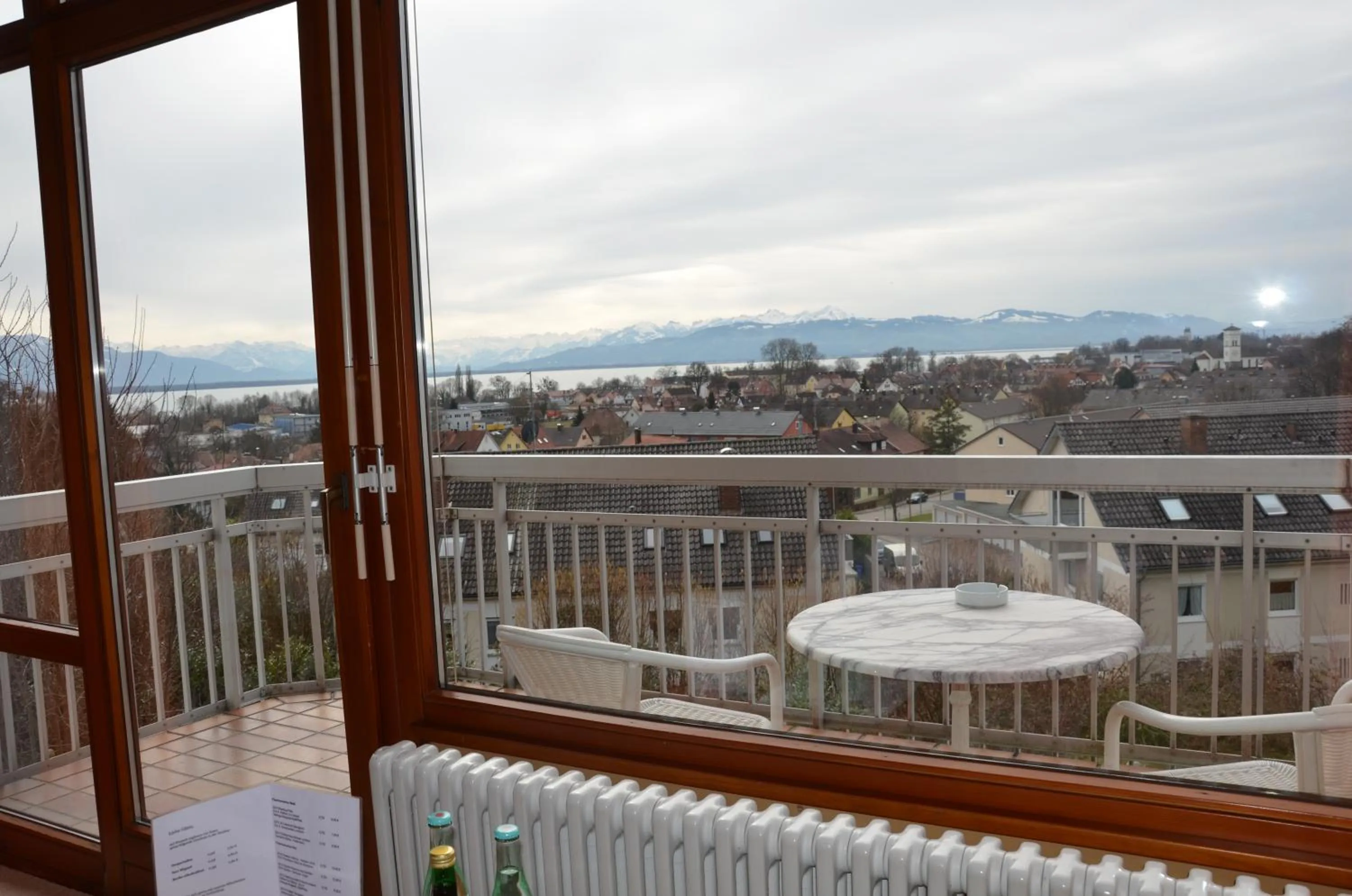 Lake view in Hotel Garni Reulein