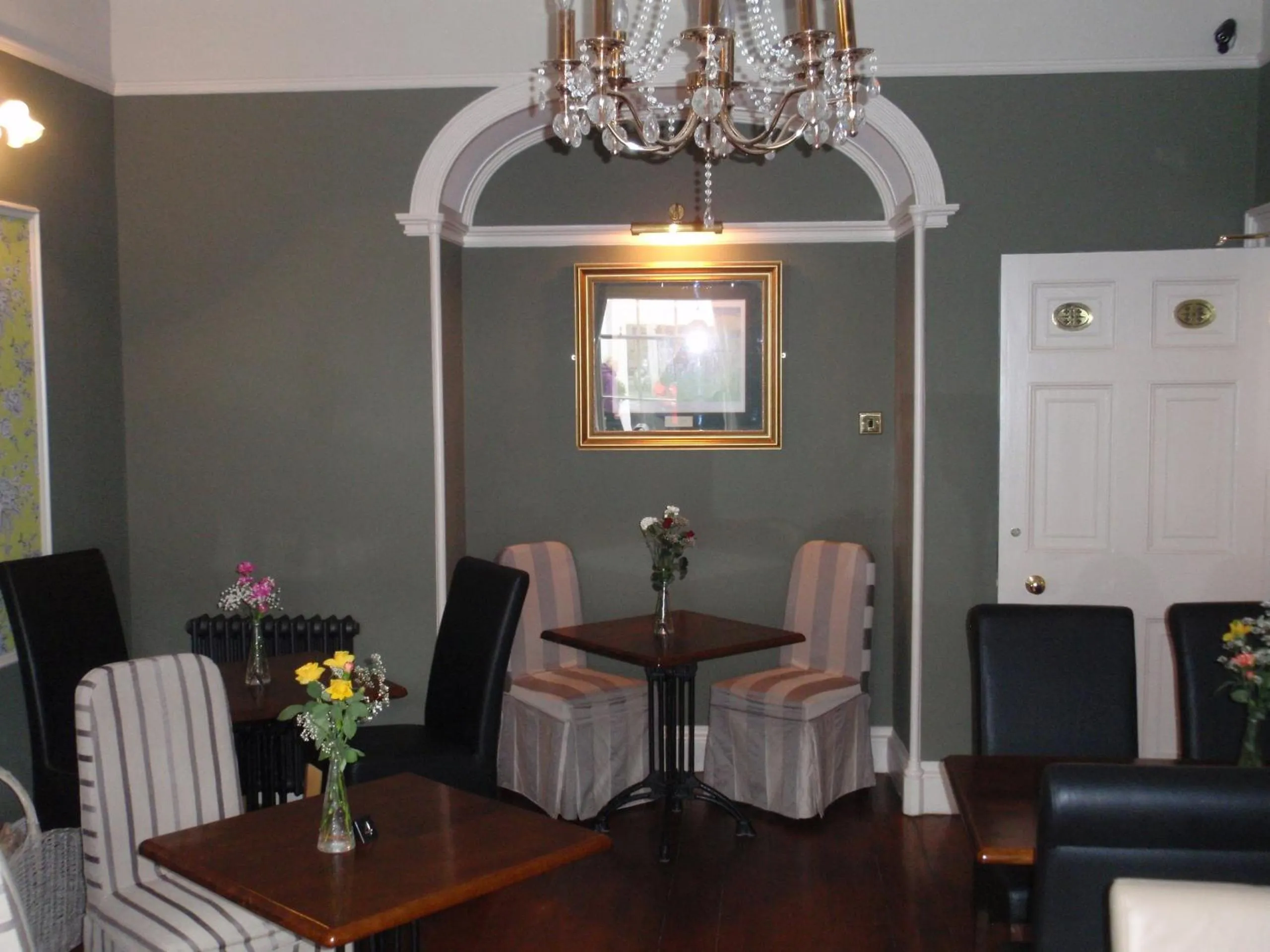Dining area in Priory hotel