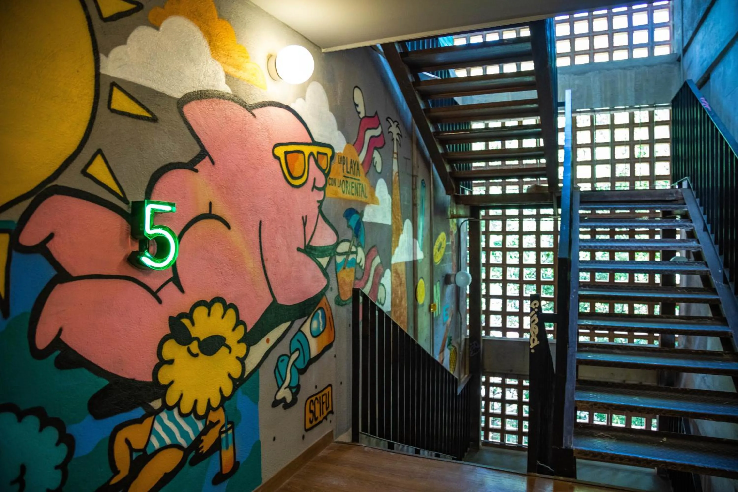 Property building in Viajero Medellín Hostel