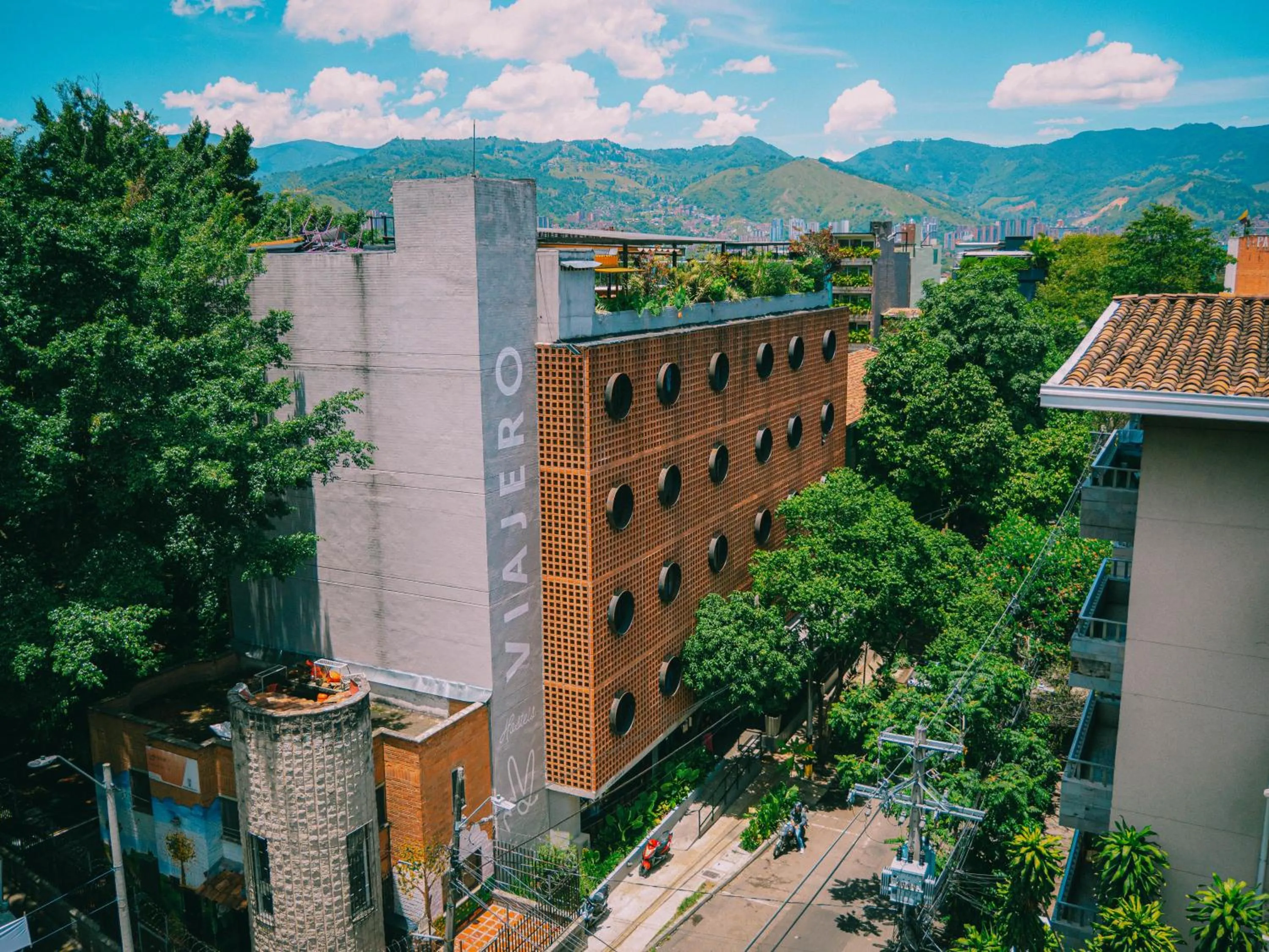 Property building in Viajero Medellín Hostel
