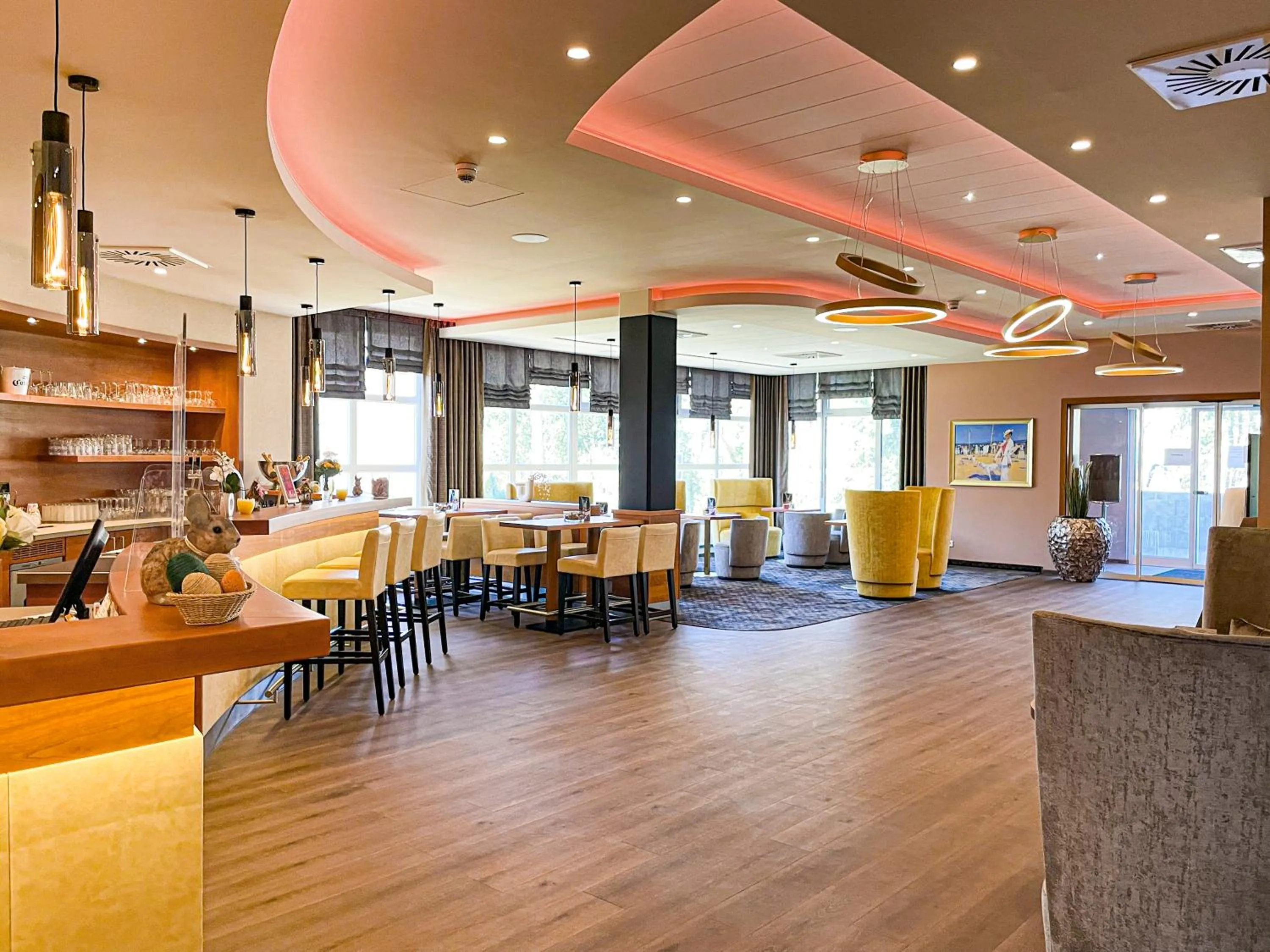 Lobby or reception in Morada Hotel Arendsee