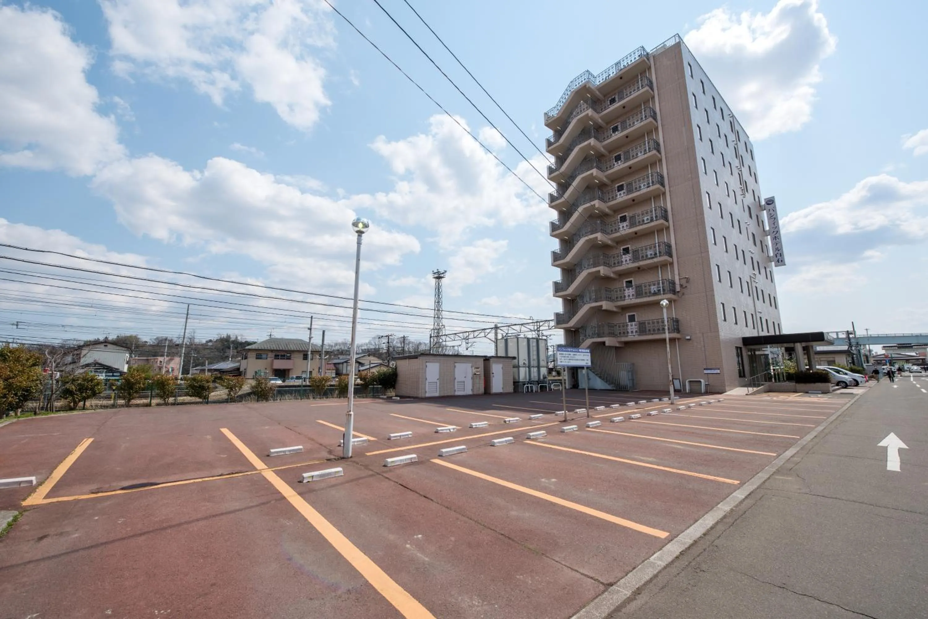 On site in Pacific Hotel Shiroishi