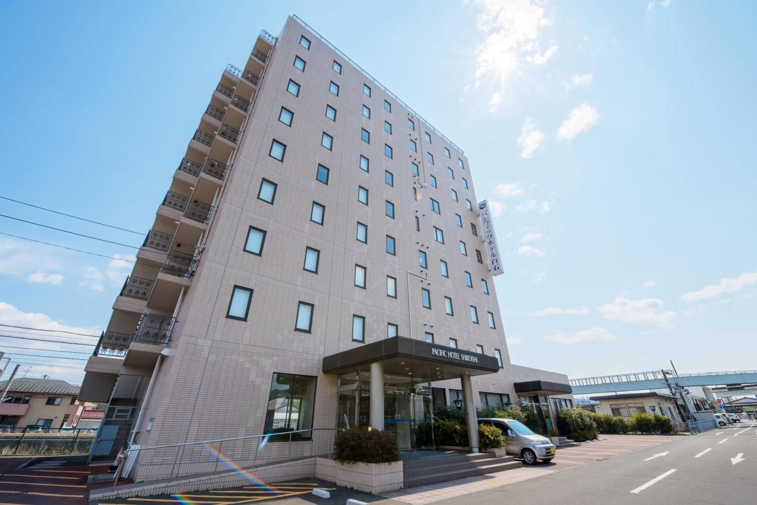 Property building in Pacific Hotel Shiroishi