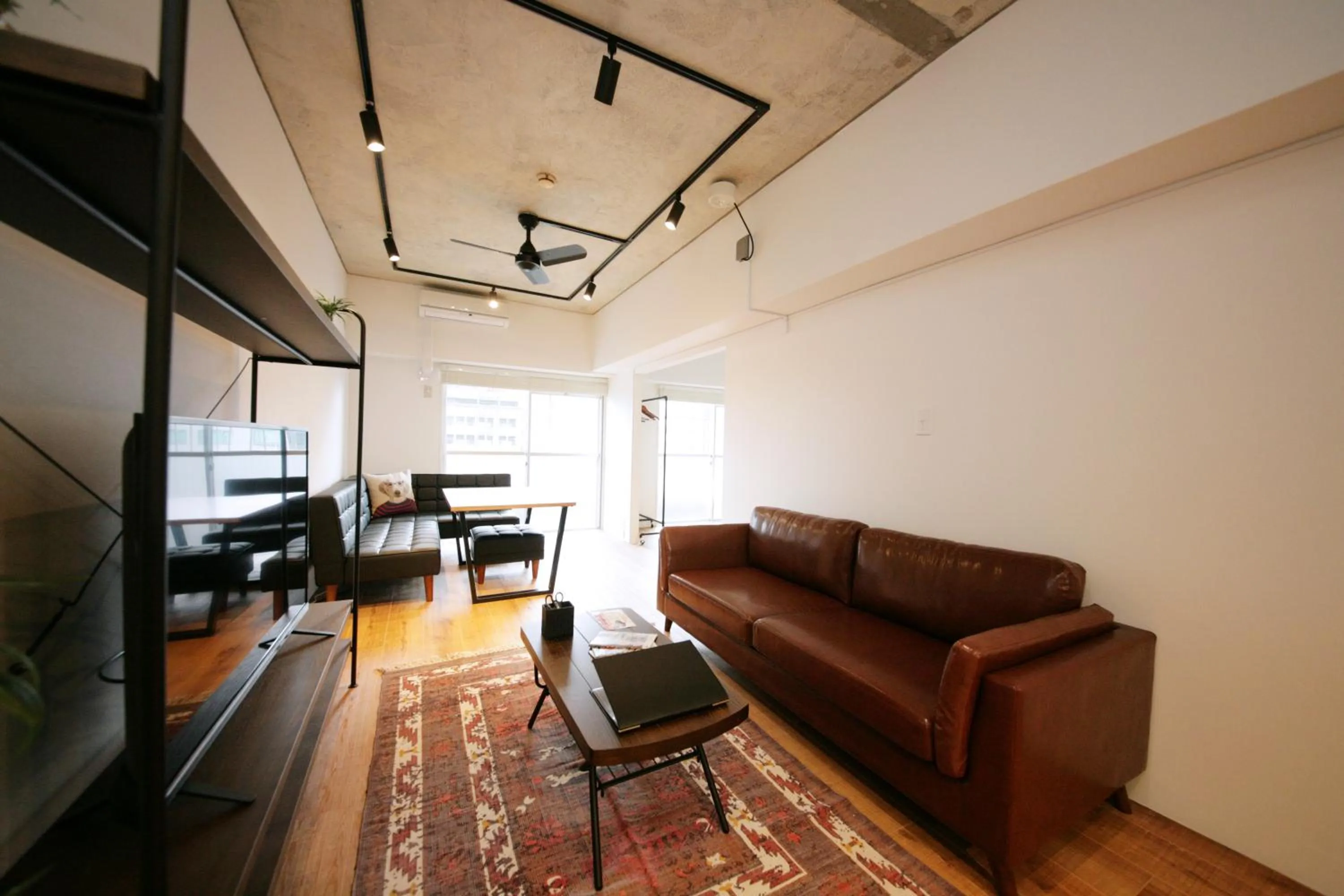 Living room in goom Hotel Hakata-Higashihie-Ekimae