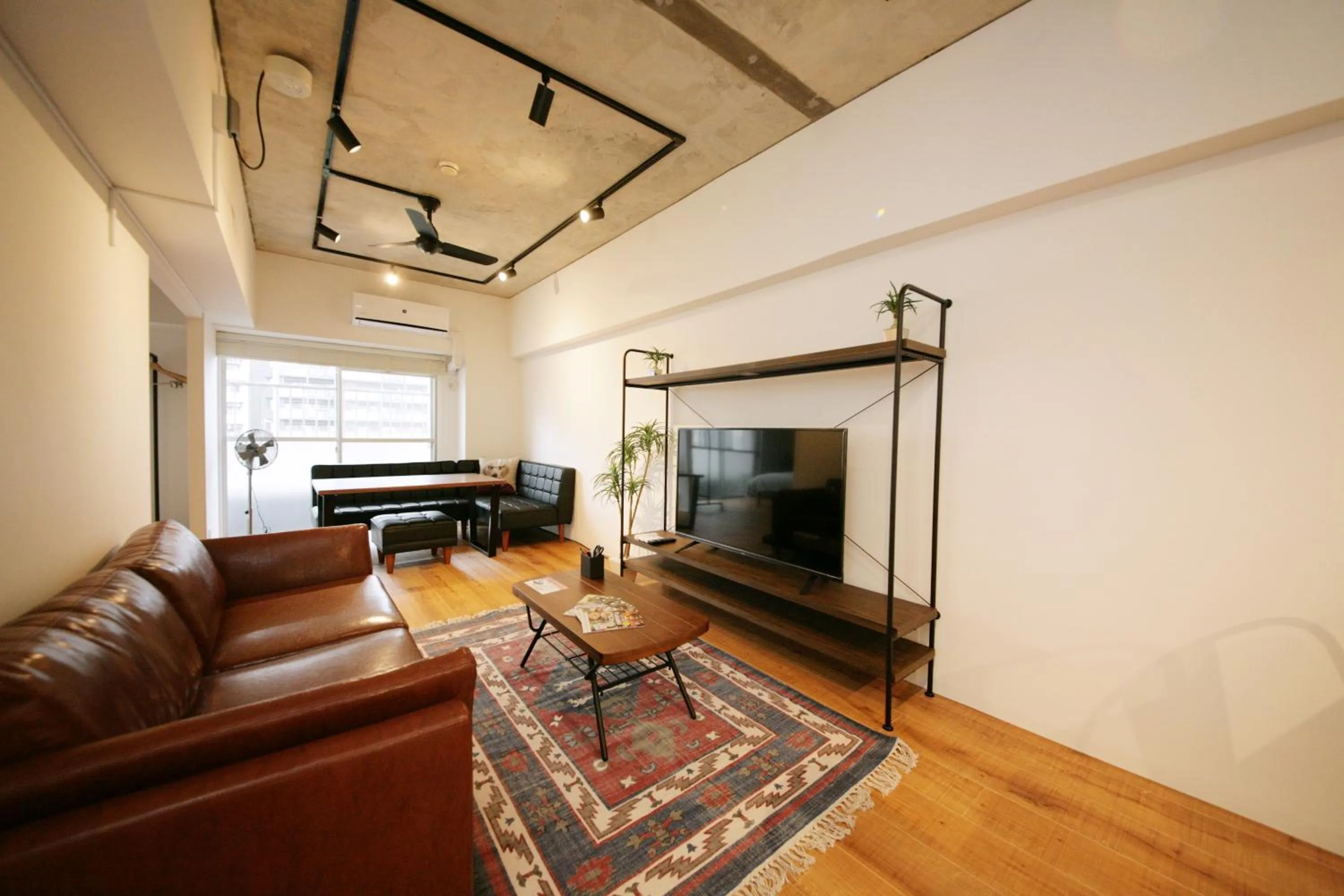 Living room in goom Hotel Hakata-Higashihie-Ekimae