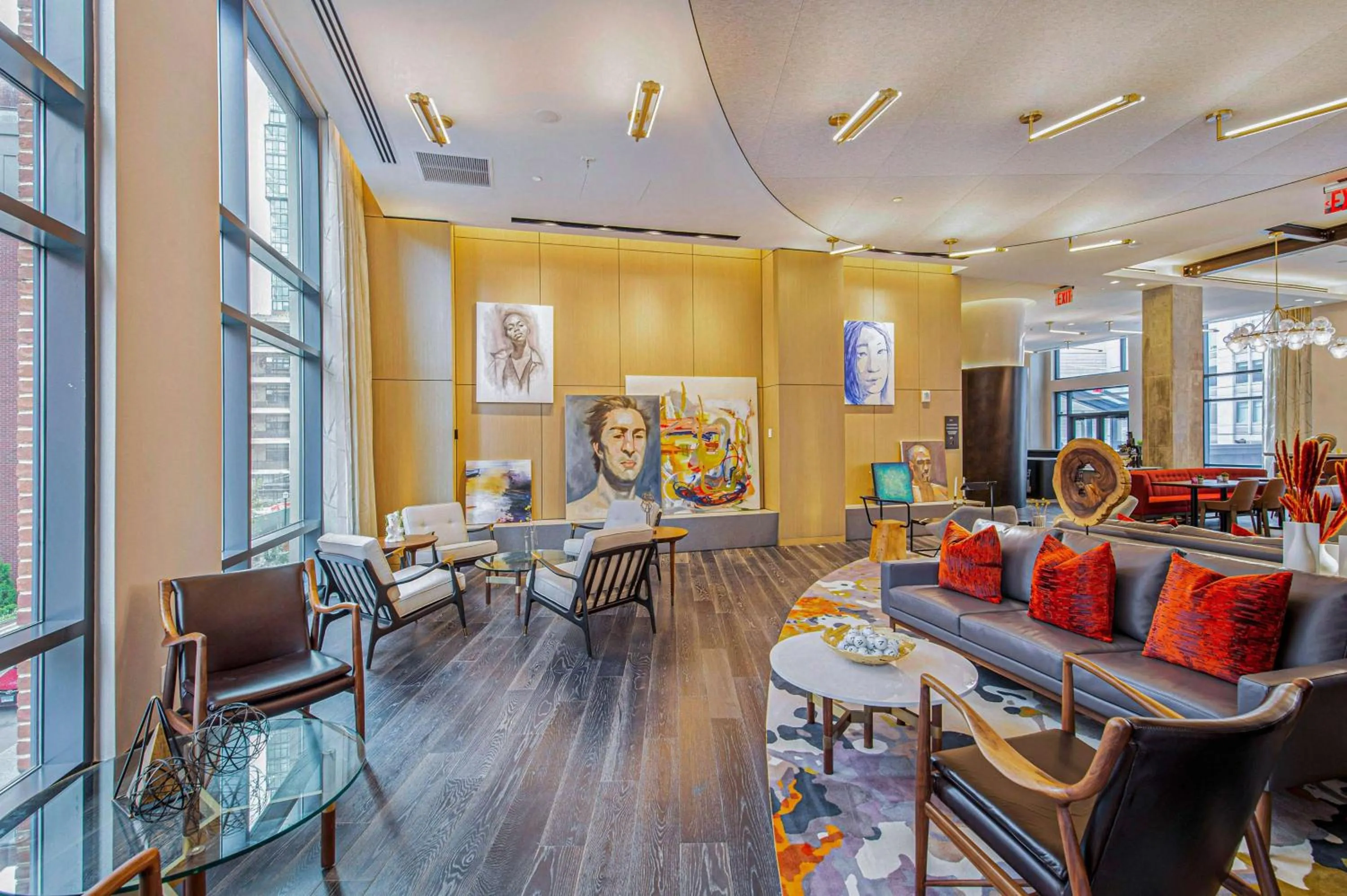 Lobby or reception in Canopy By Hilton Jersey City Arts District