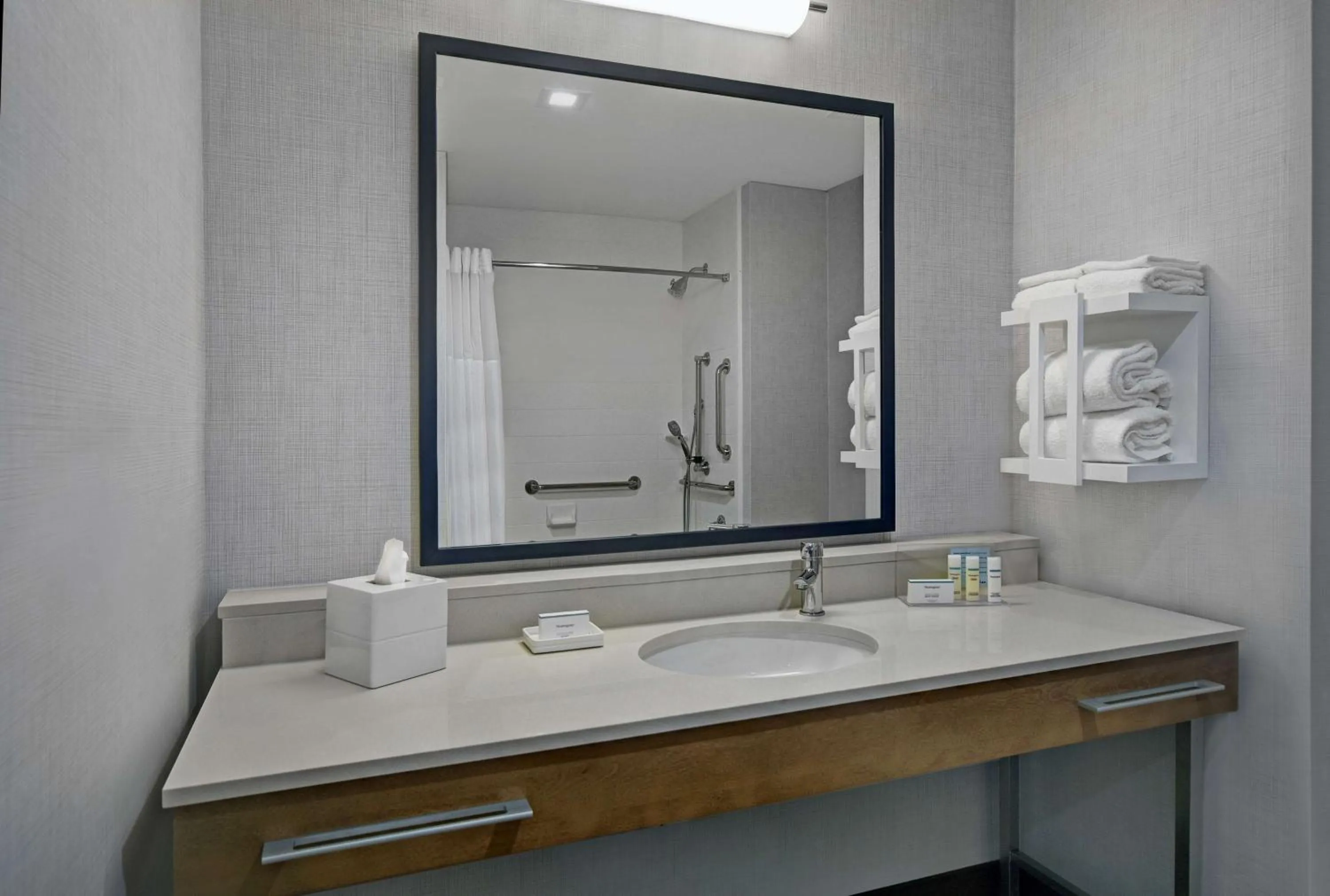 Bathroom in Hampton Inn Midland South, Tx