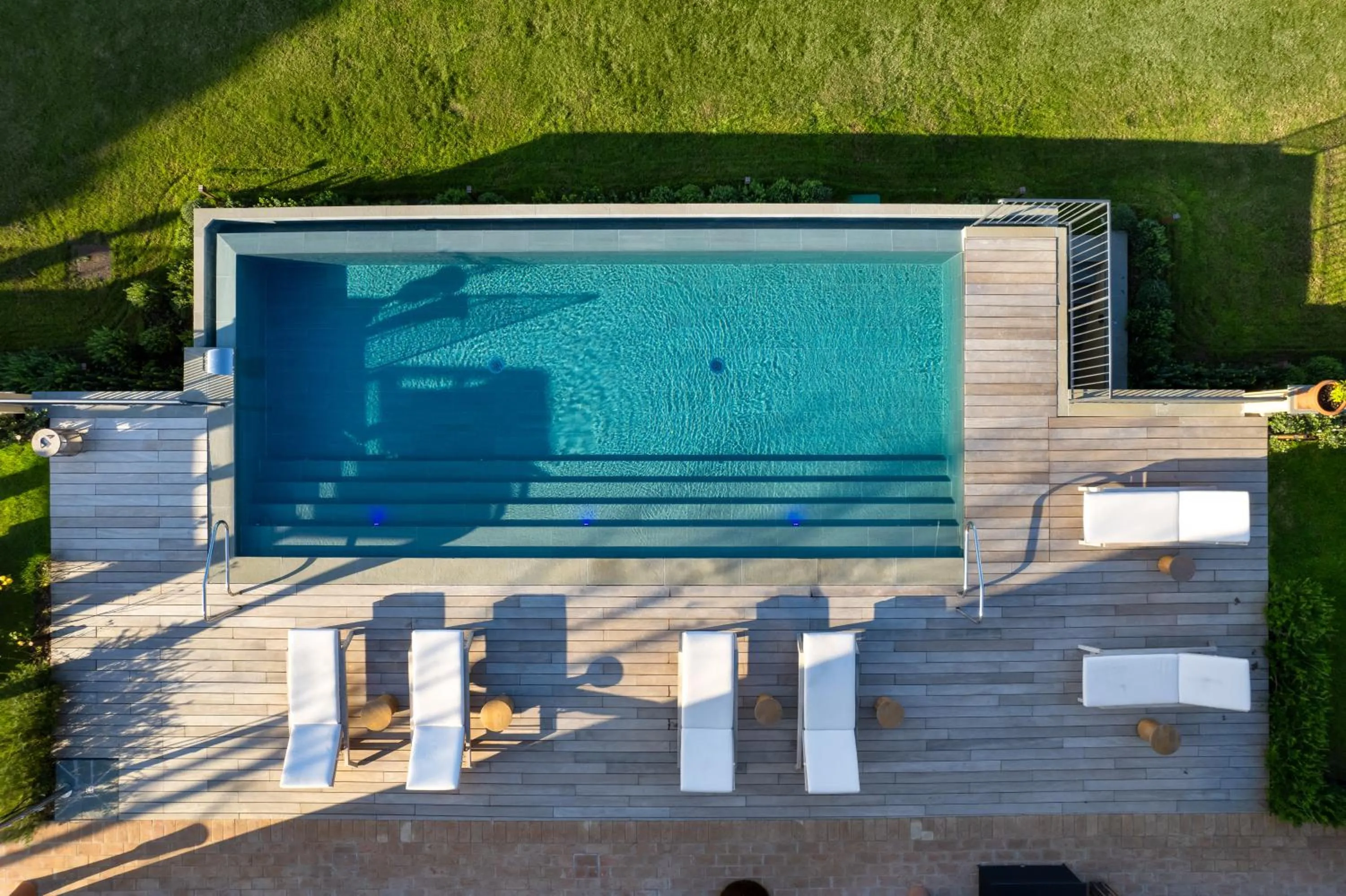 Pool view in Villa Petriolo - Small Luxury Hotels of the World