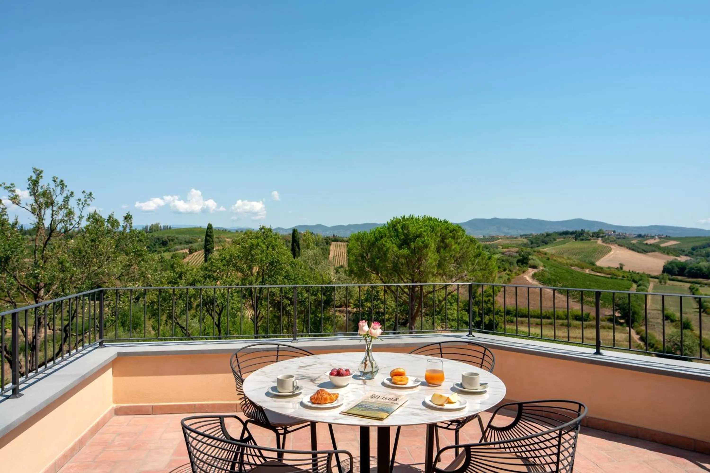 Balcony/Terrace in Villa Petriolo - Small Luxury Hotels of the World