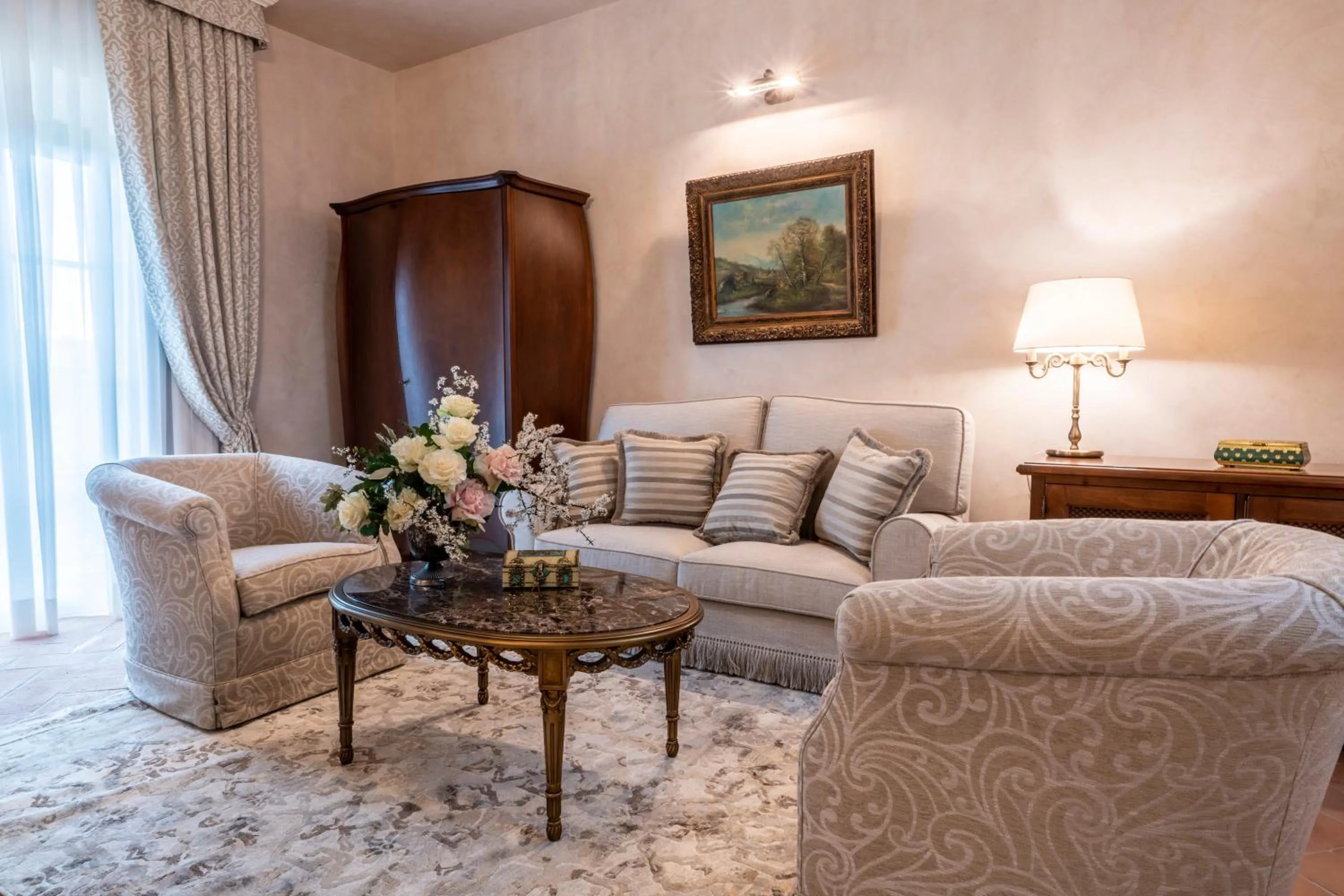 Living room in Villa Petriolo - Small Luxury Hotels of the World