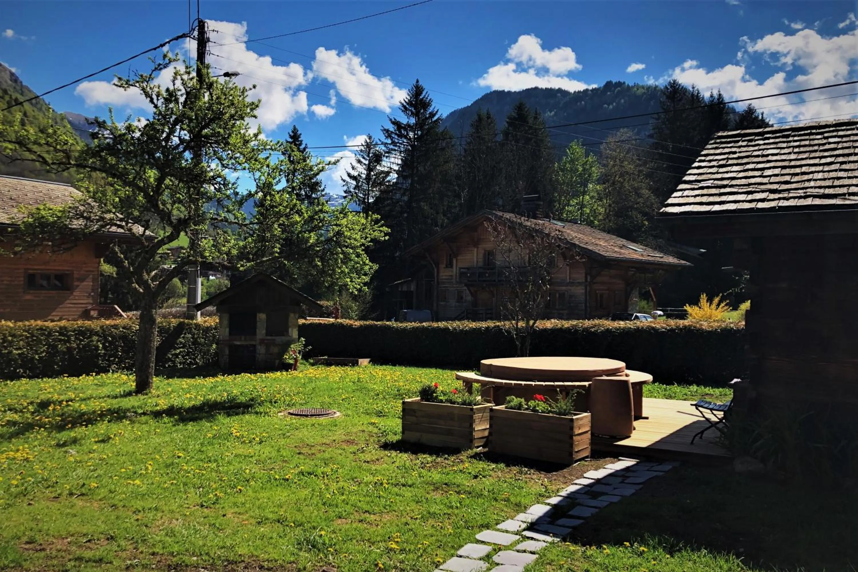 Garden in Chalet sur les monts Morzine