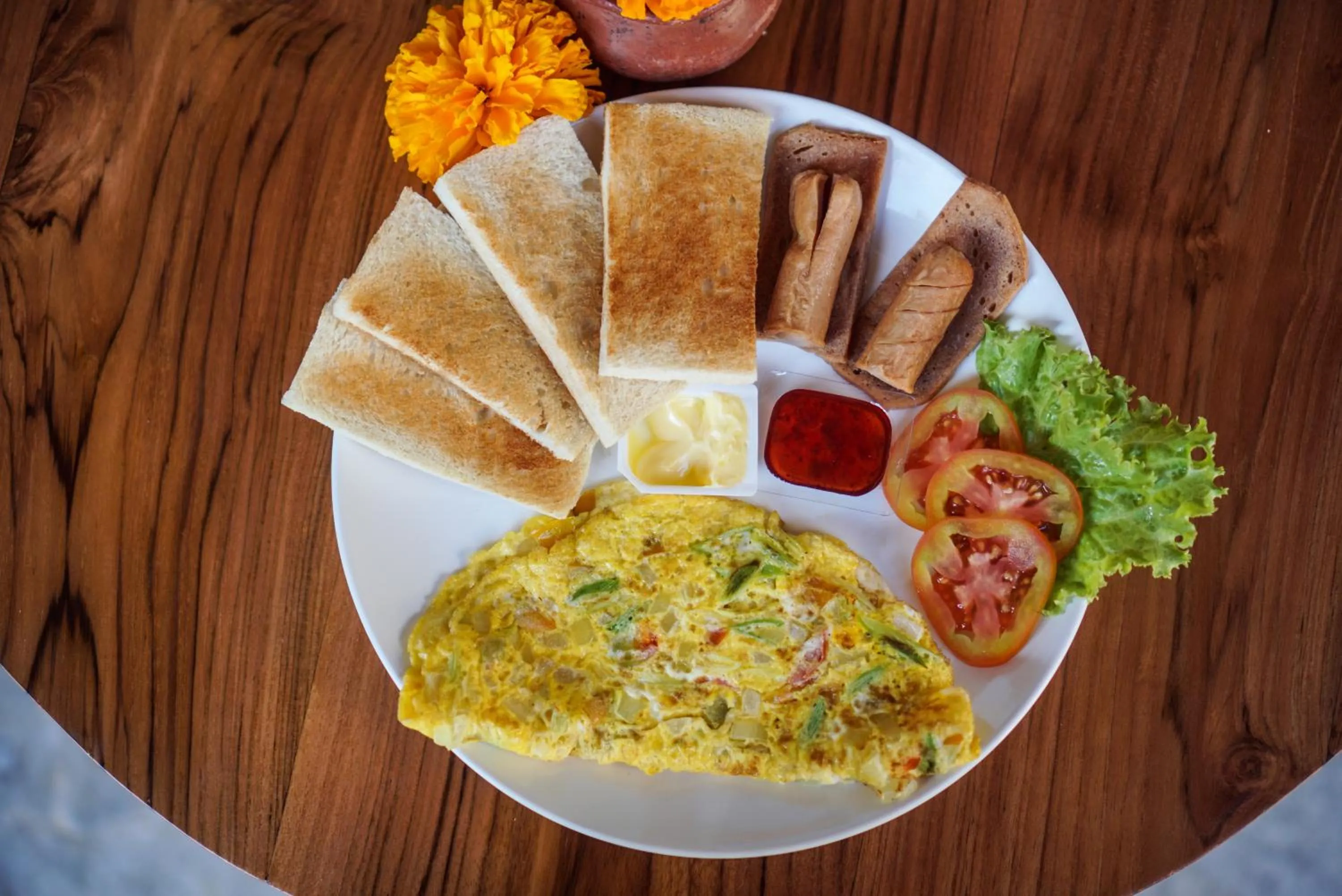 Food close-up in Bisma Terrace Suite Ubud