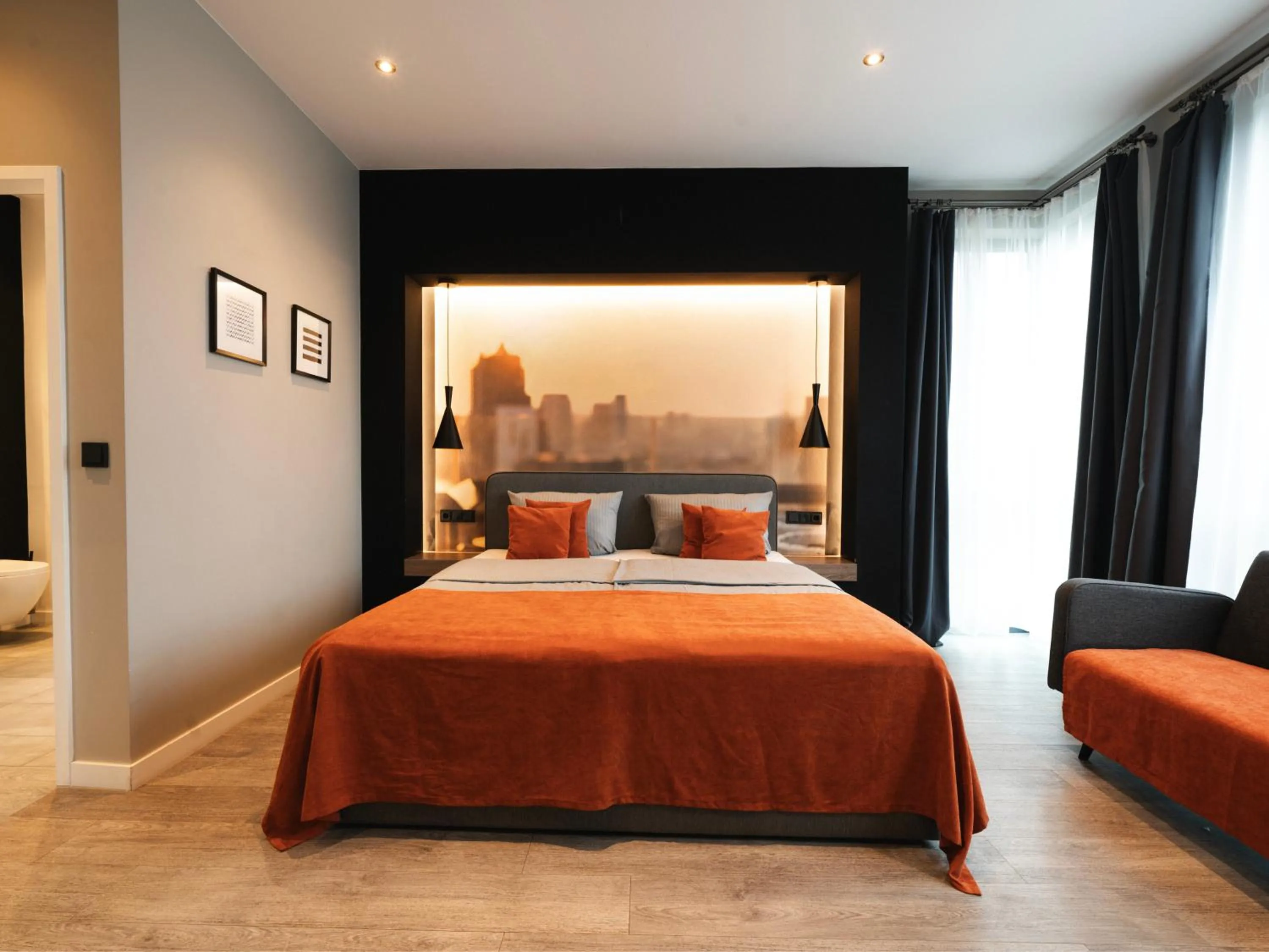 Bed in JustStay Grevenbroich Hotel & Apartments