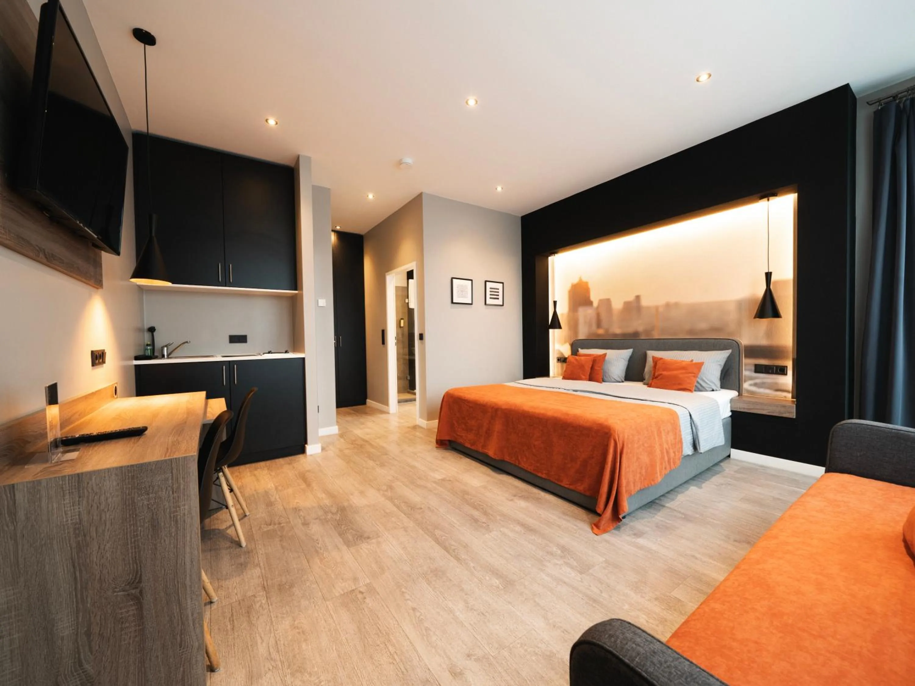 Bed in JustStay Grevenbroich Hotel & Apartments