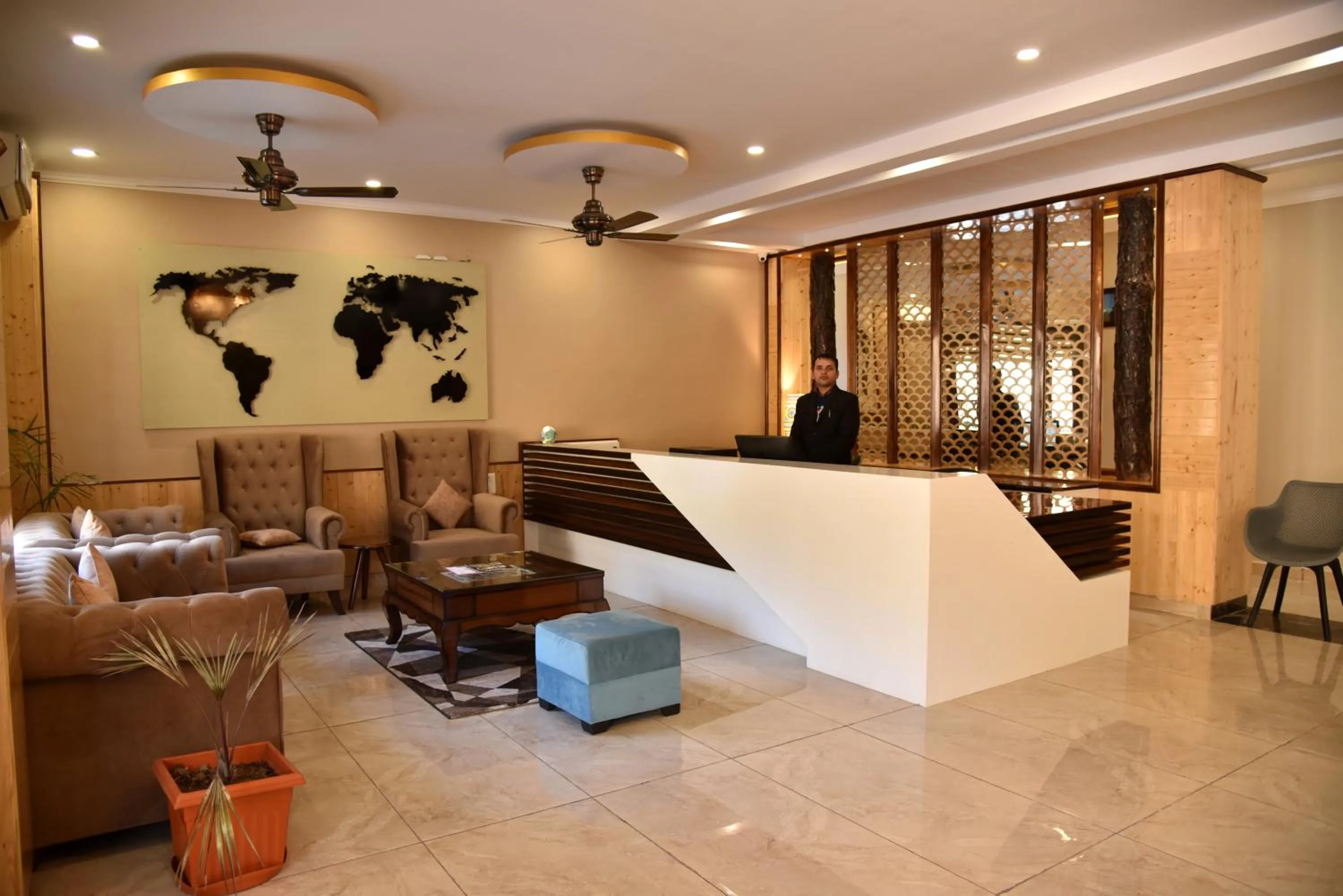 Lobby or reception in Mastiff Wildcrest Dharamshala Chamunda Devi Temple