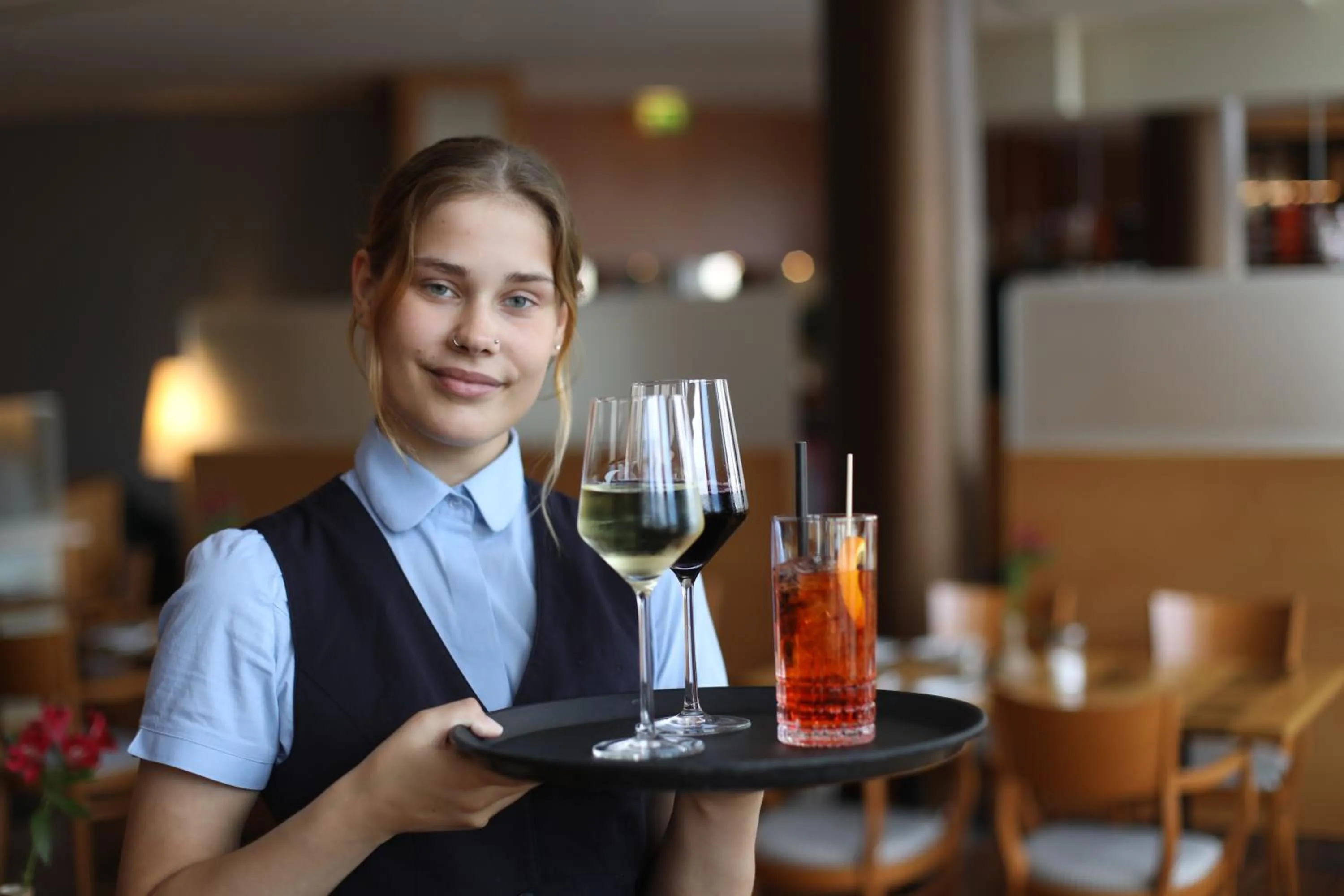 Staff in Strand-Hotel Hübner