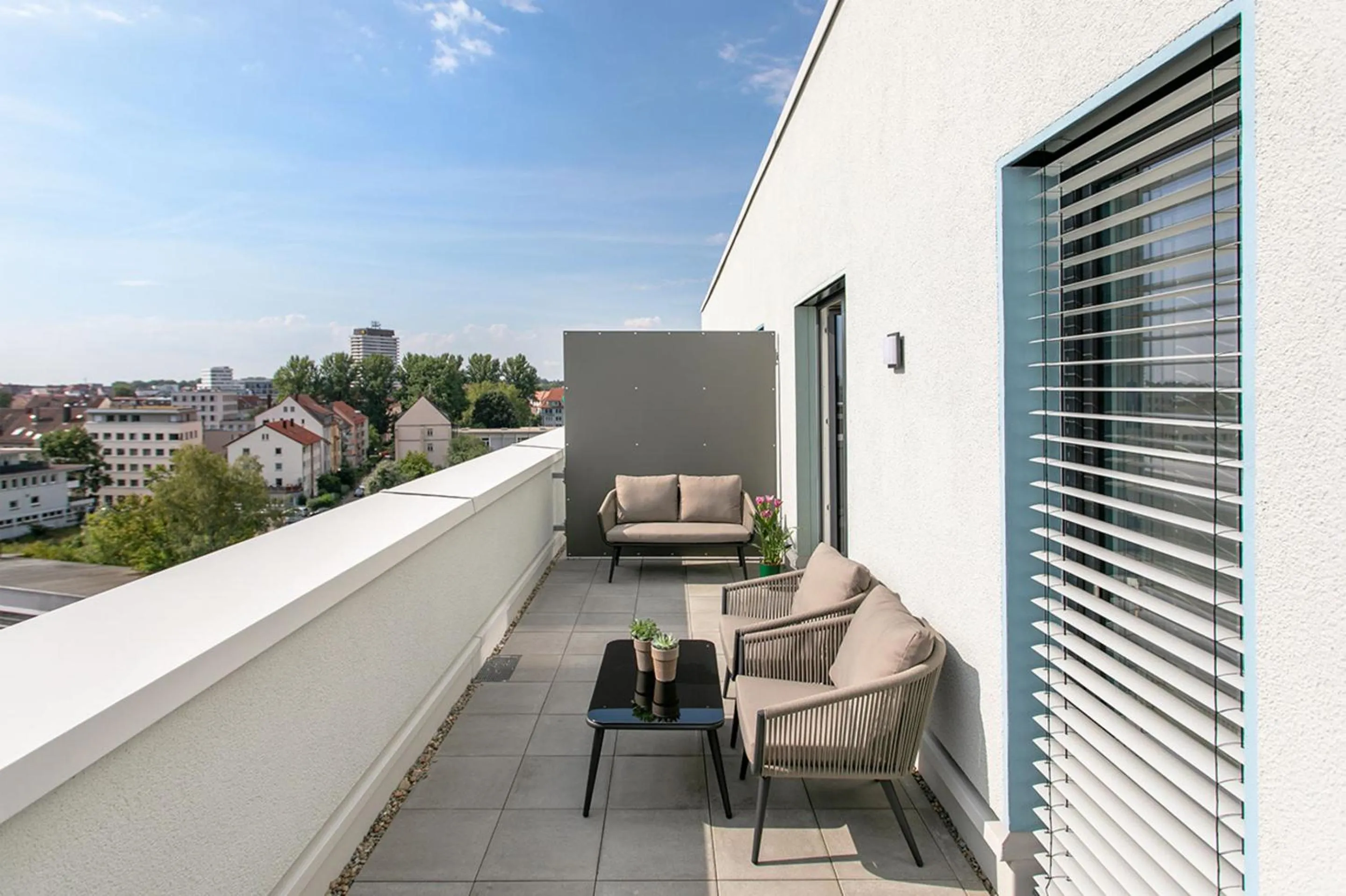 Balcony/Terrace in Brera Serviced Apartments Ulm