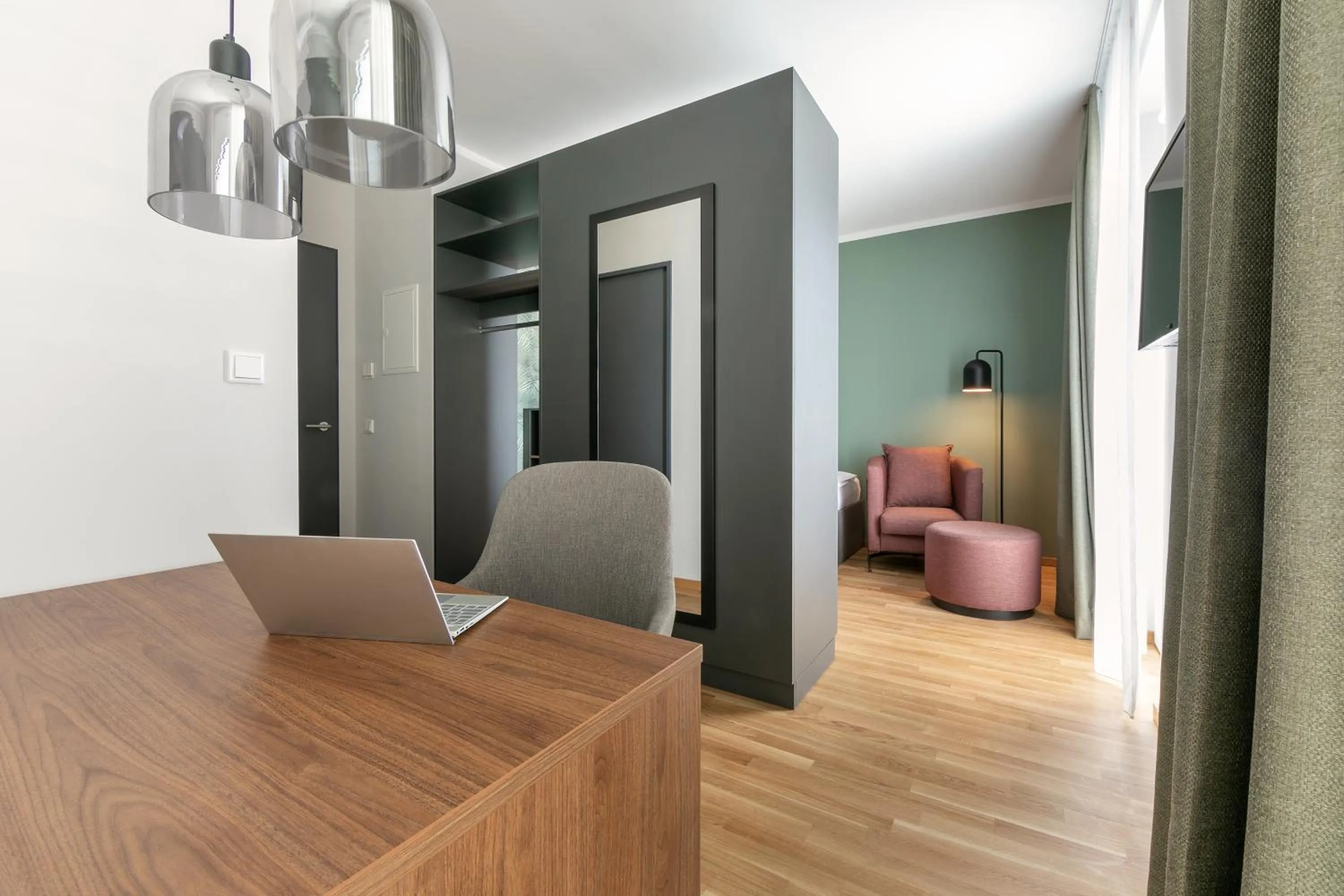 Living room in Brera Serviced Apartments Ulm