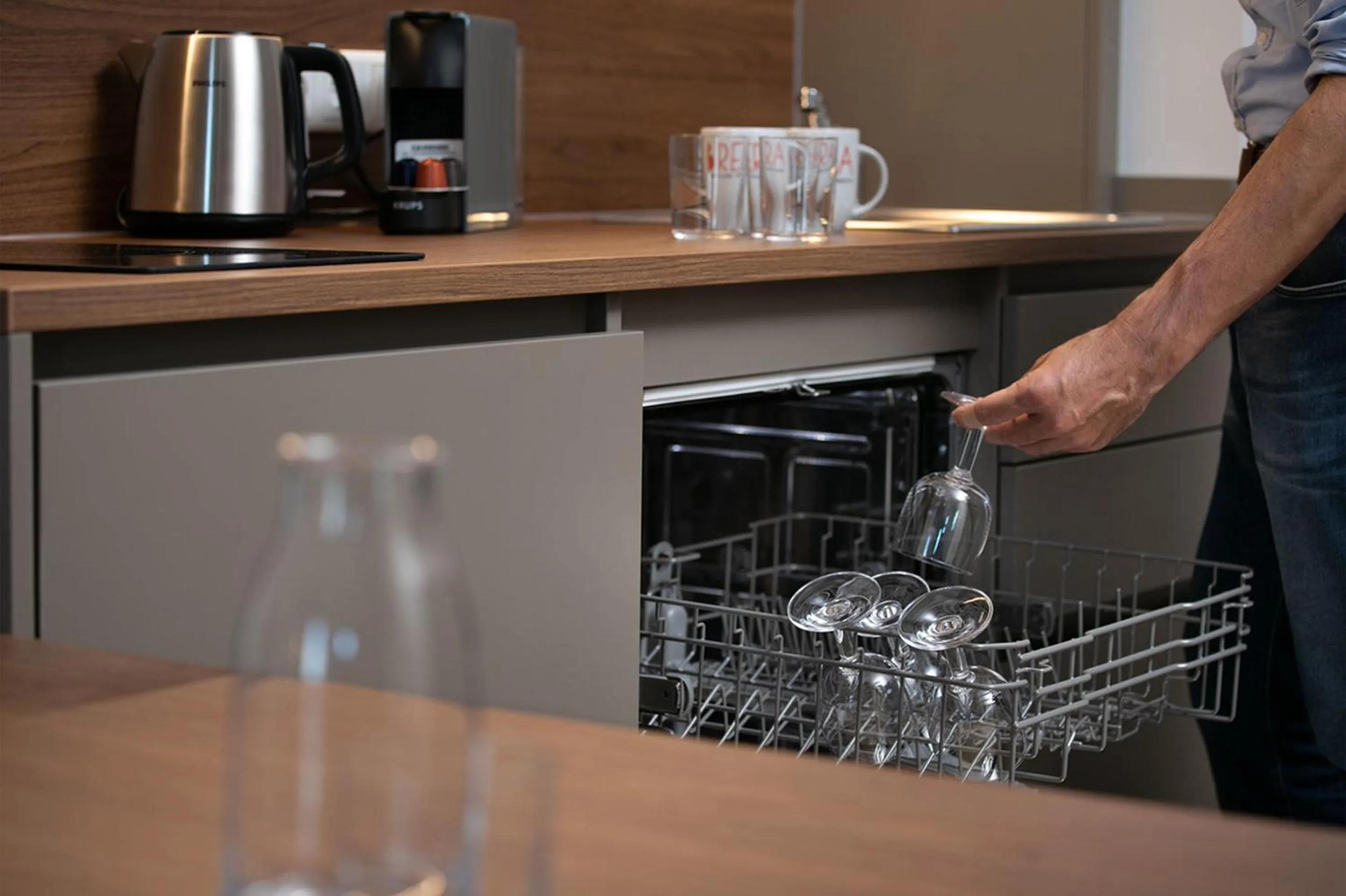 Coffee/tea facilities in Brera Serviced Apartments Ulm