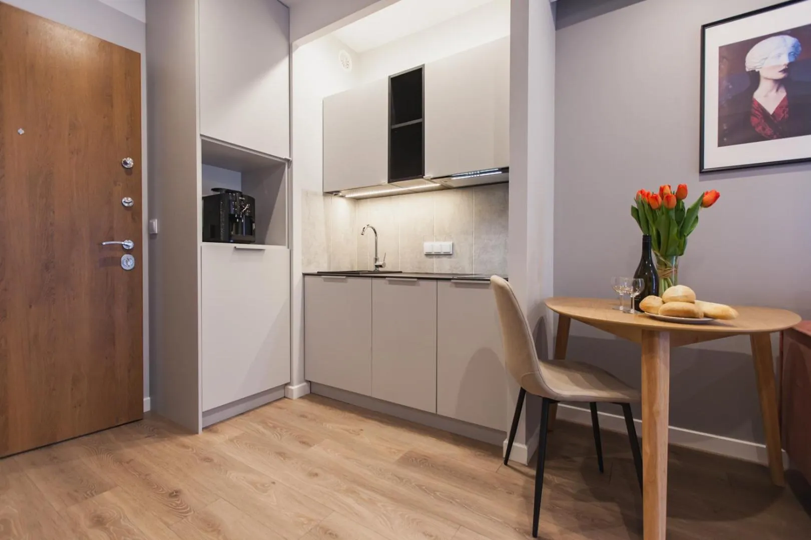 Kitchen or kitchenette in City Break Atelier Praga Apartamenty