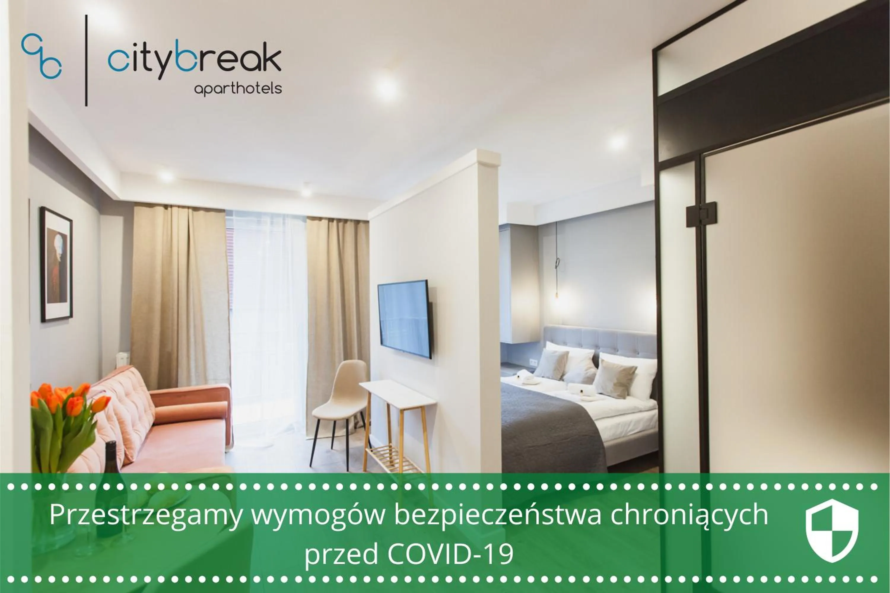 Bed in City Break Atelier Praga Apartamenty