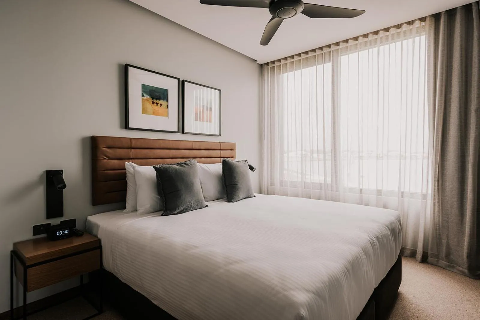 Bed in The Sebel Yarrawonga Silverwoods