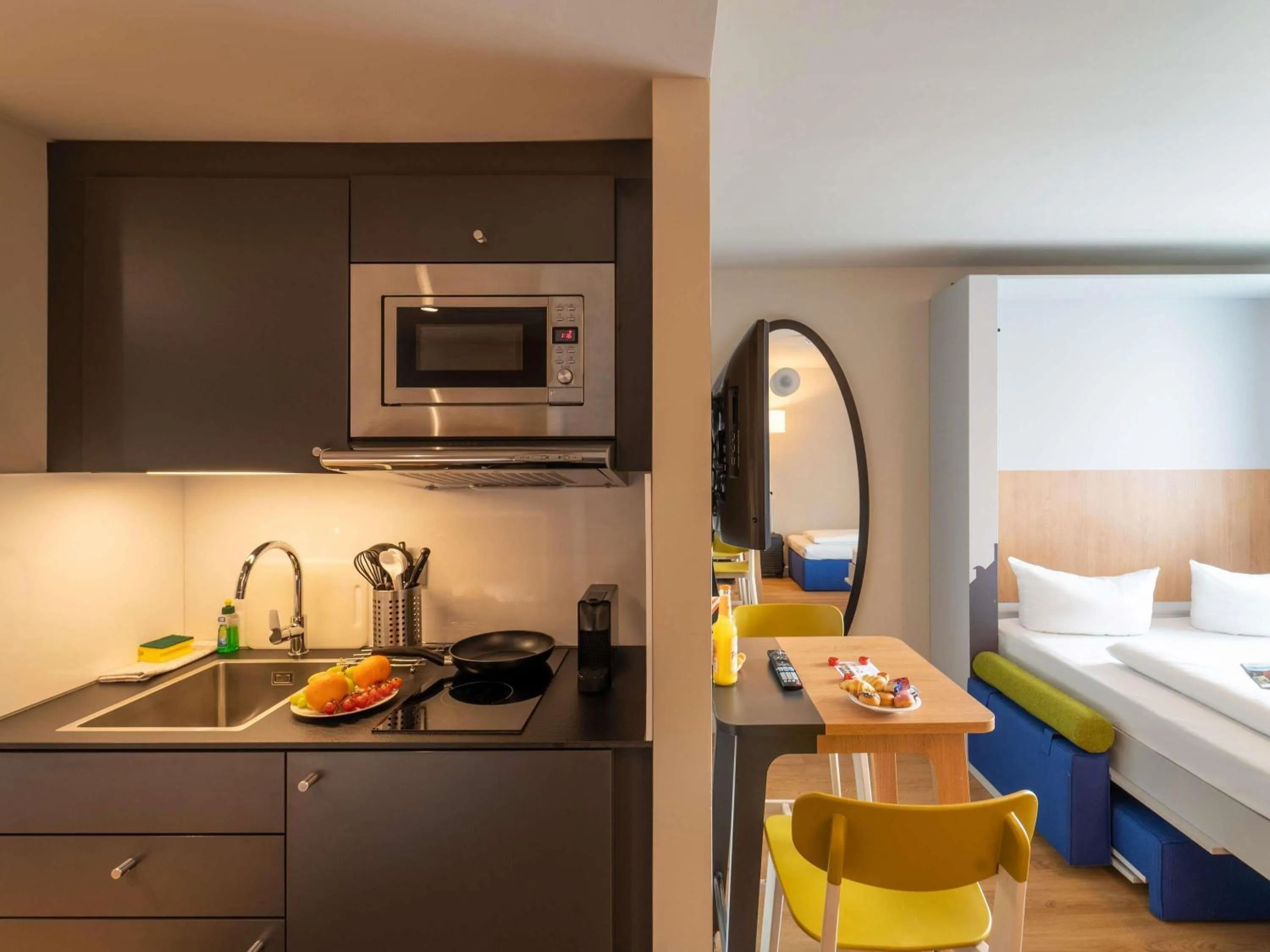 Bedroom, Bed in Aparthotel Adagio Access Freiburg