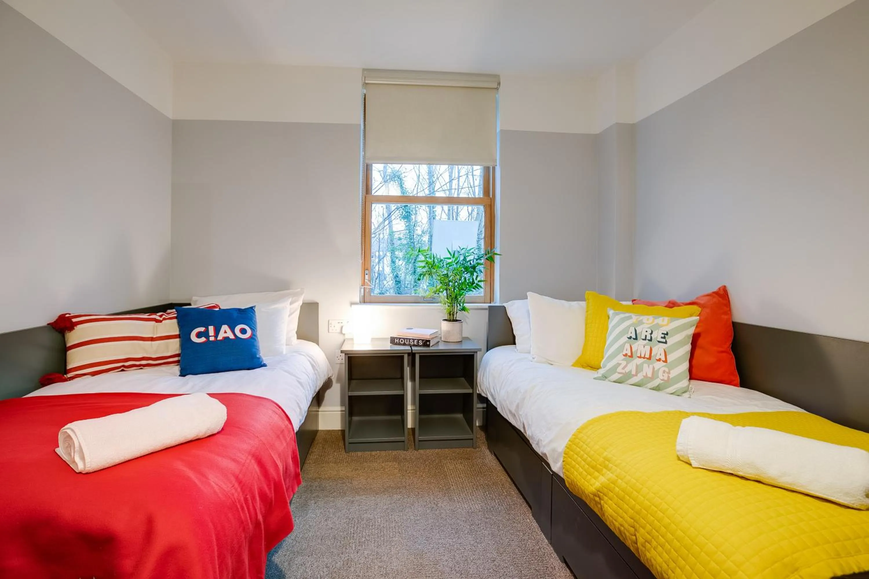 Bed in Griffith Rooms