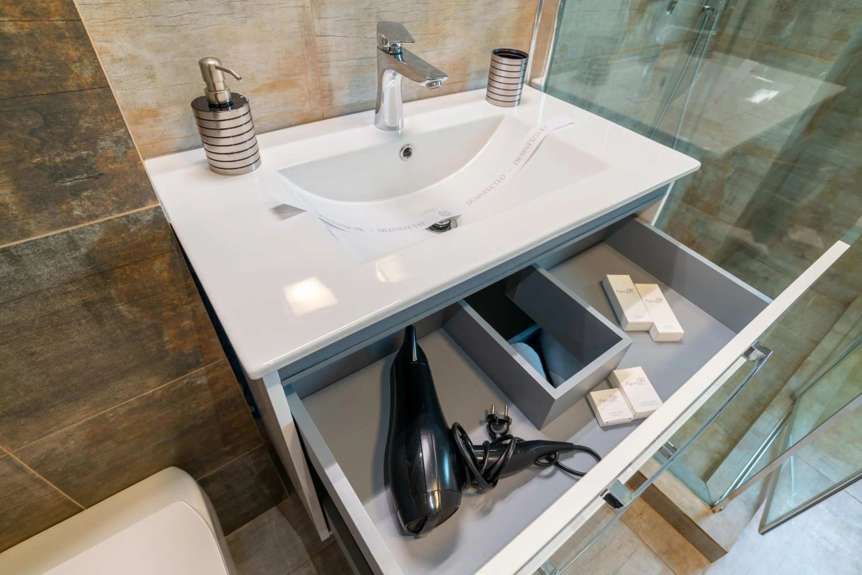 Bathroom in TCI Apartments