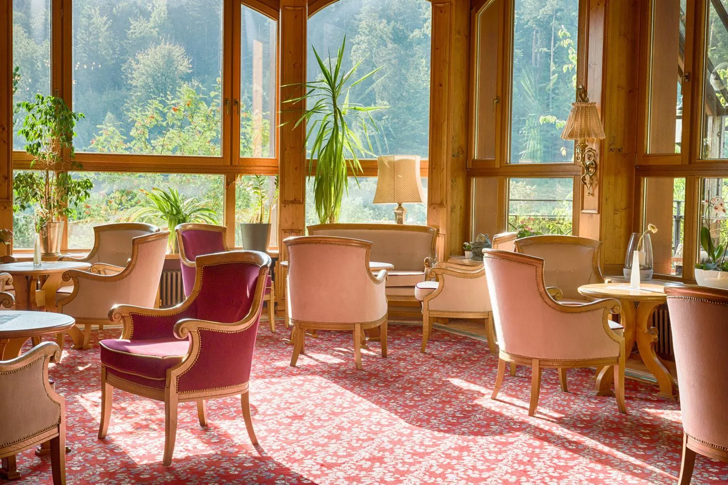 Lobby or reception in Ringhotel Mönch`s Waldhotel