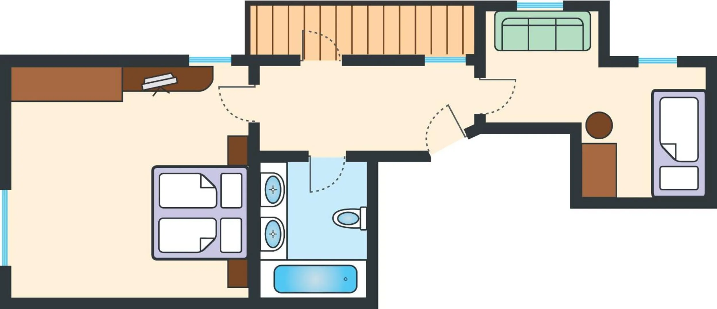 Floor plan in Hotel Garni Serfauserhof