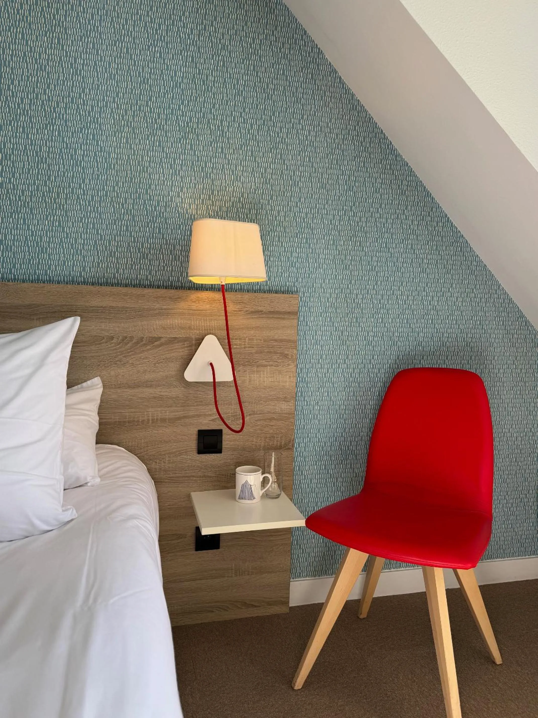 Bed in Hôtel Beau Soleil