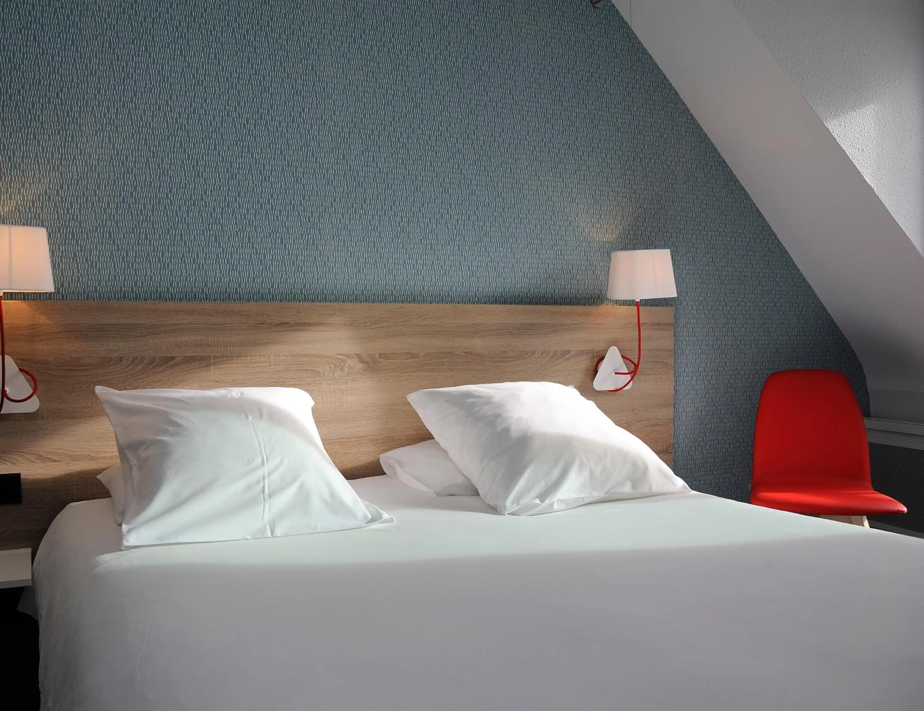 Bed in Hôtel Beau Soleil