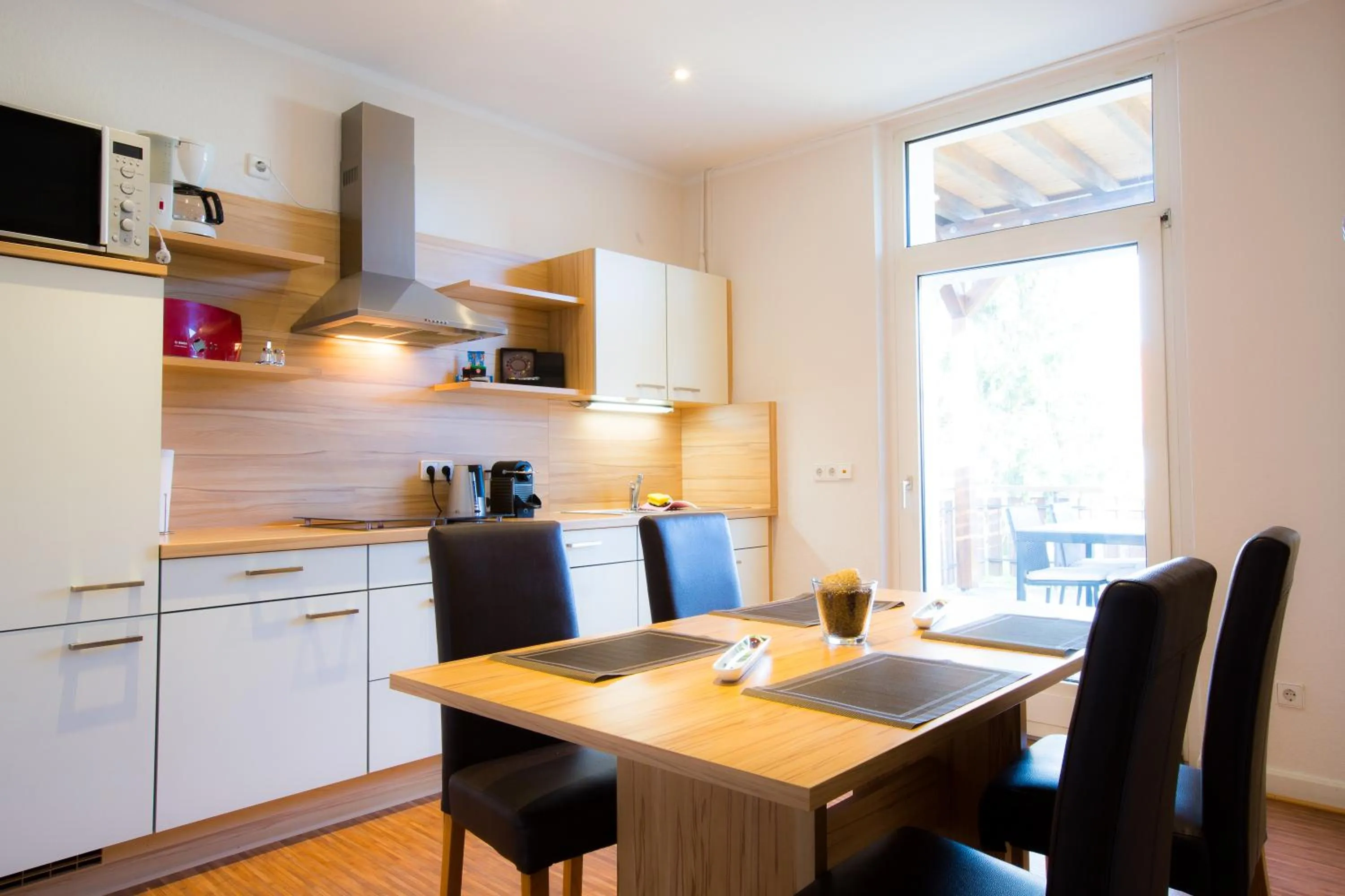 Kitchen or kitchenette in Hotel & Living Am Wartturm - Hotel & Apartments