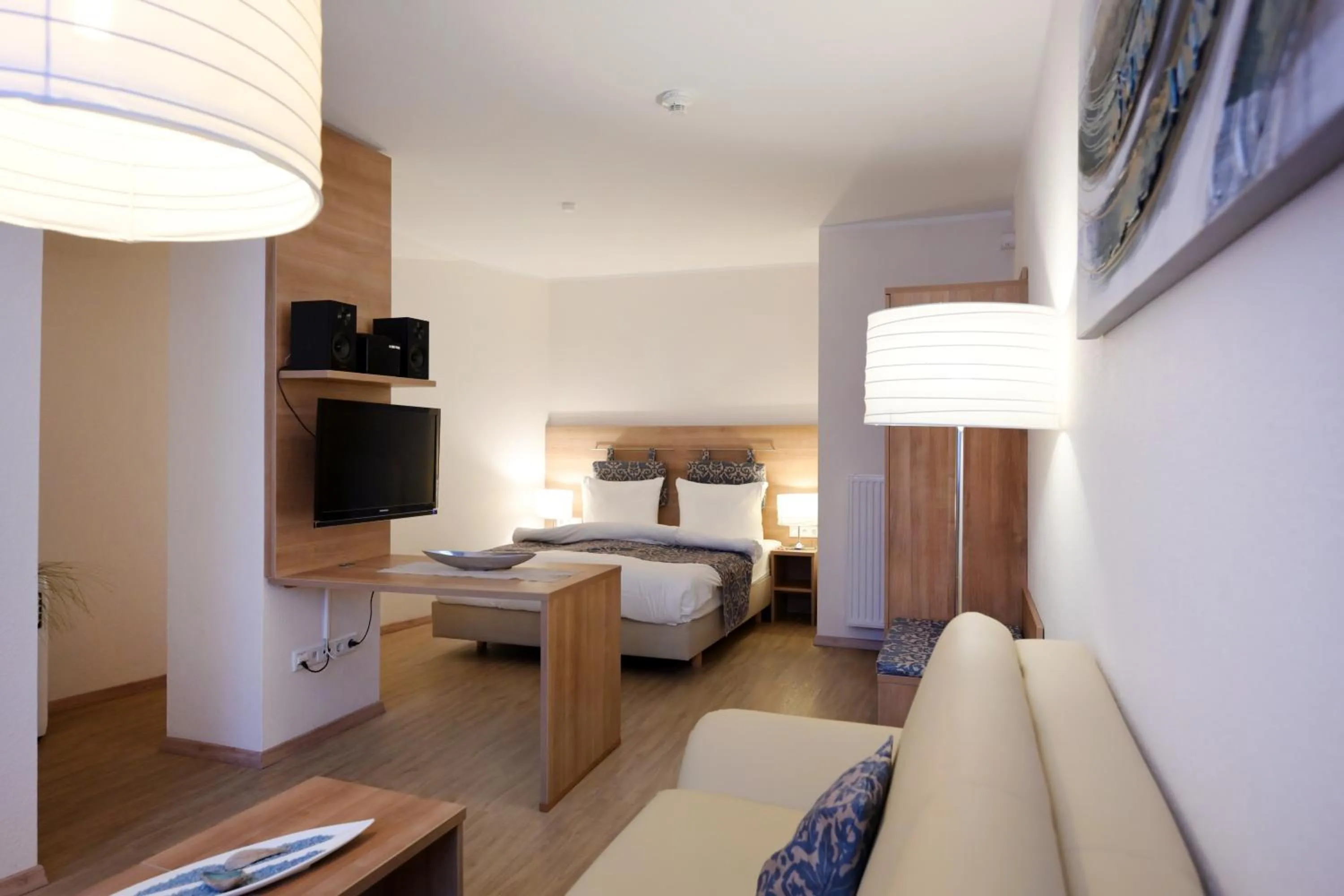 Living room, Bed in Hotel & Living Am Wartturm - Hotel & Apartments