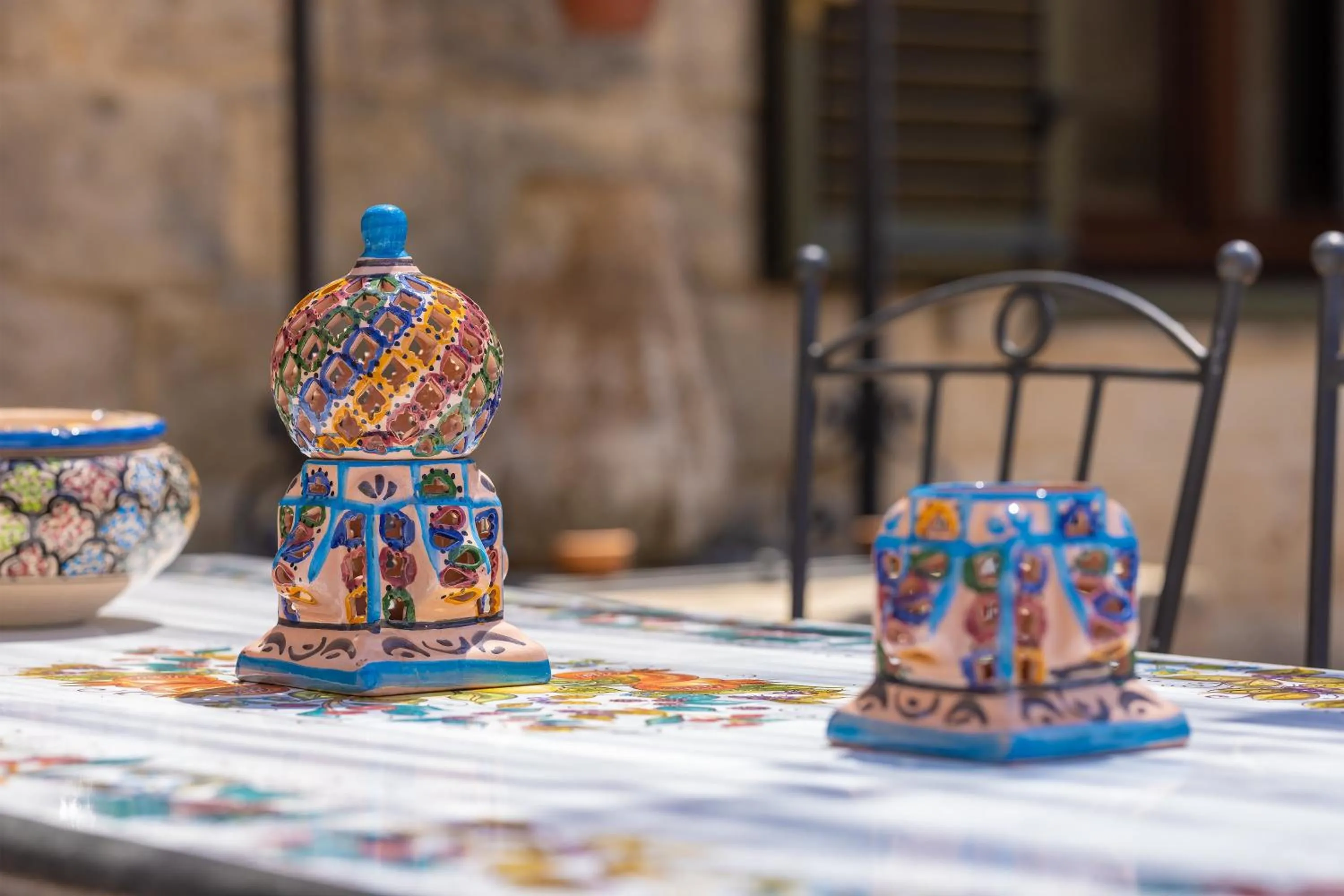 Garden view in Casa Ulmi con piscina