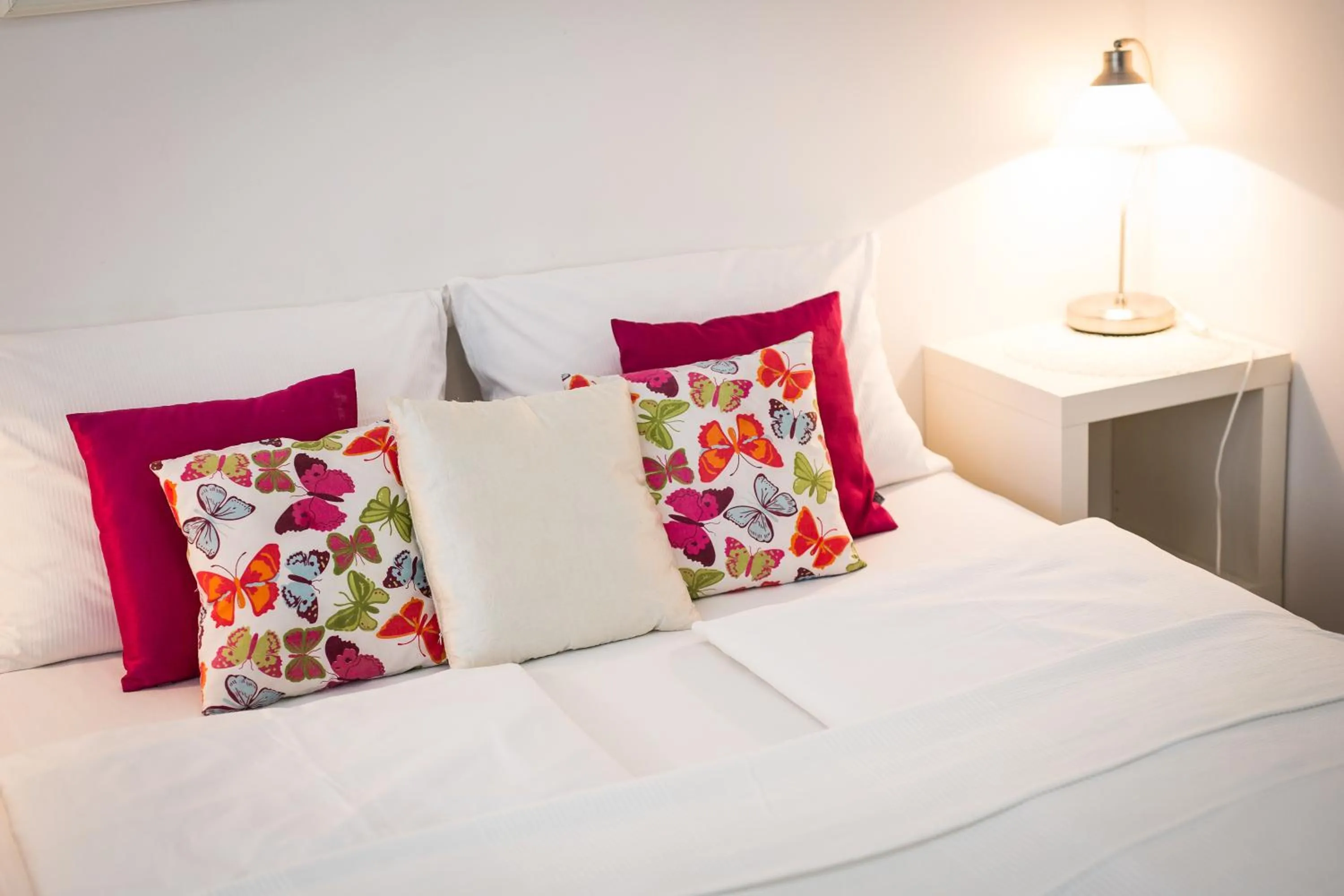 Decorative detail, Bed in Bled Apartments