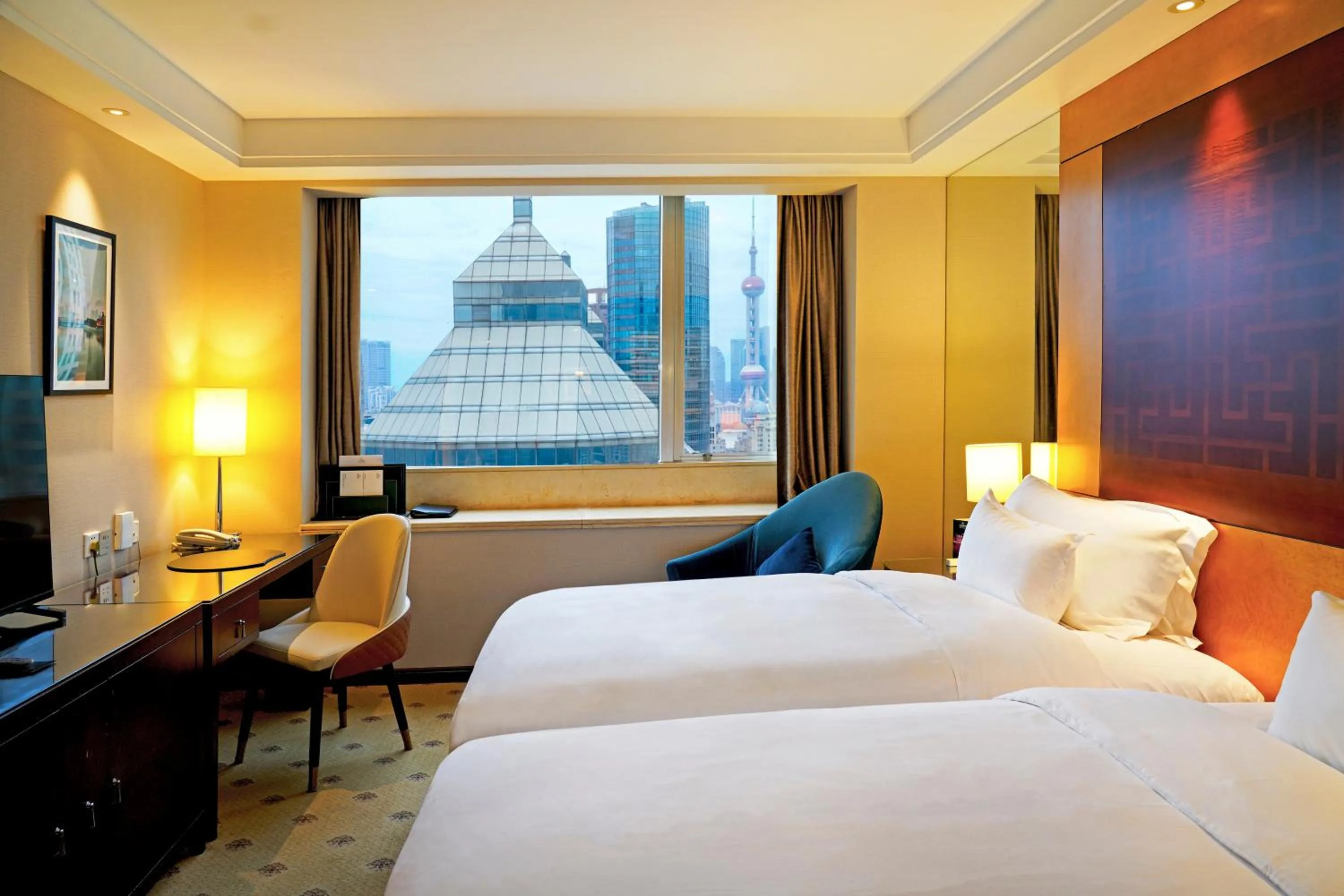 Bed in Radisson Collection Hyland Shanghai