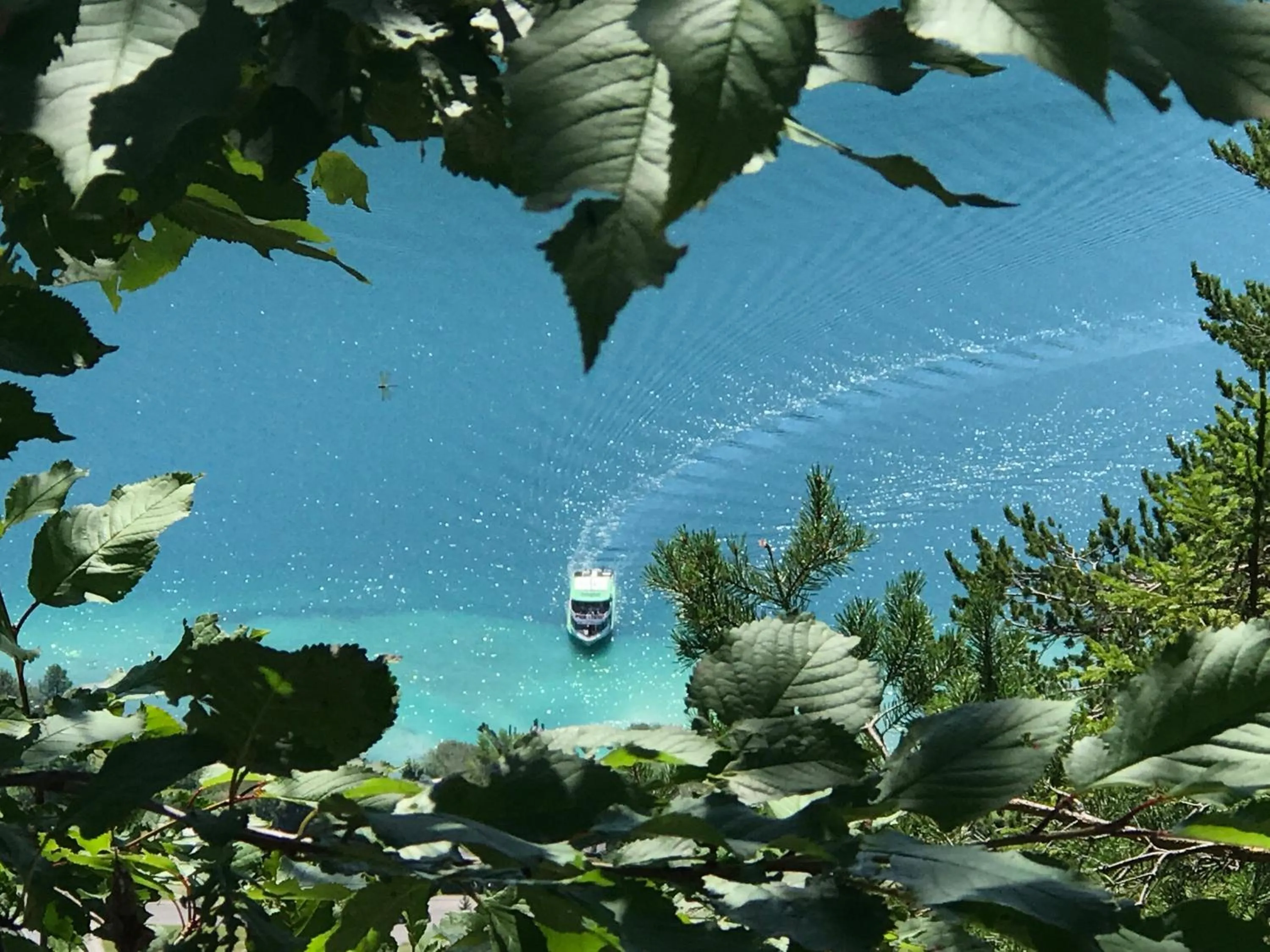 Lake view in Hotel Neusacherhof