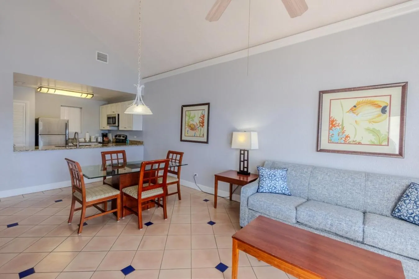 Living room in Pirate's Pension at Bluebeard's Castle