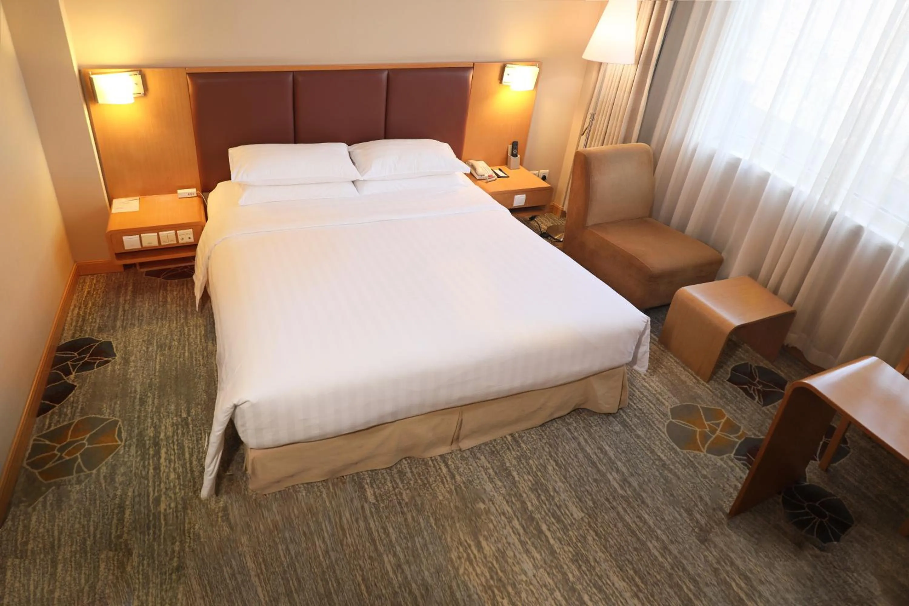 Bed in Beijing XinQiao Hotel