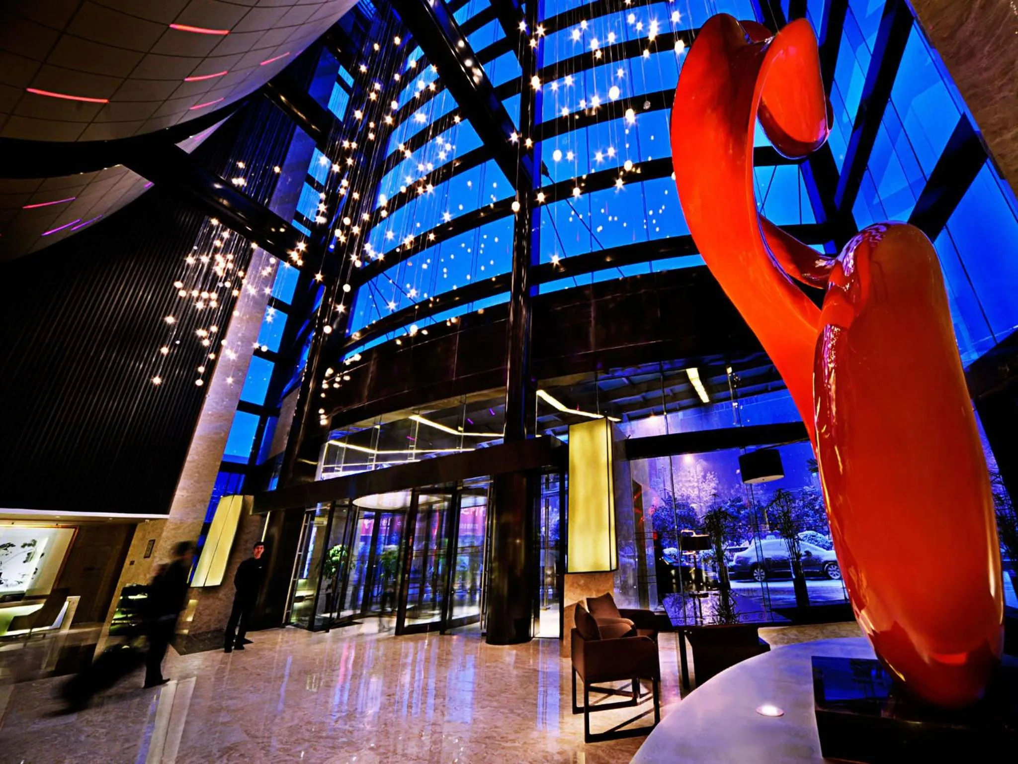 Lobby or reception in Sofitel Silver Plaza Jinan