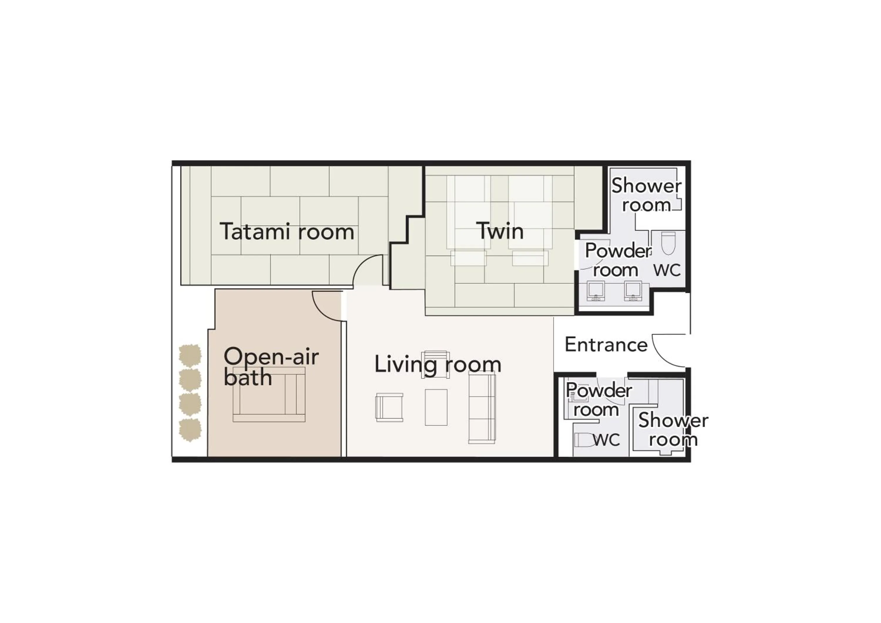 Floor plan in Pearl Star Hotel ATAMI