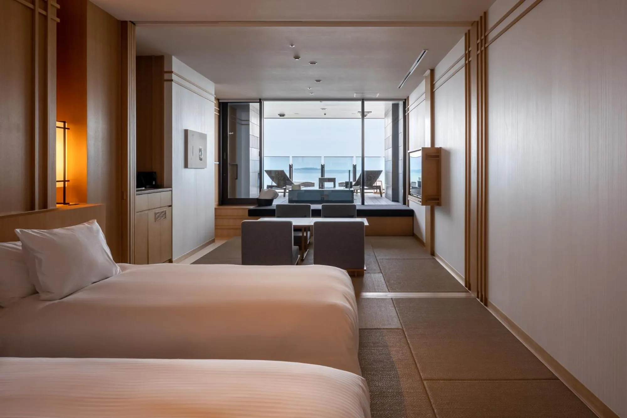 Sea view, Bed in Pearl Star Hotel ATAMI