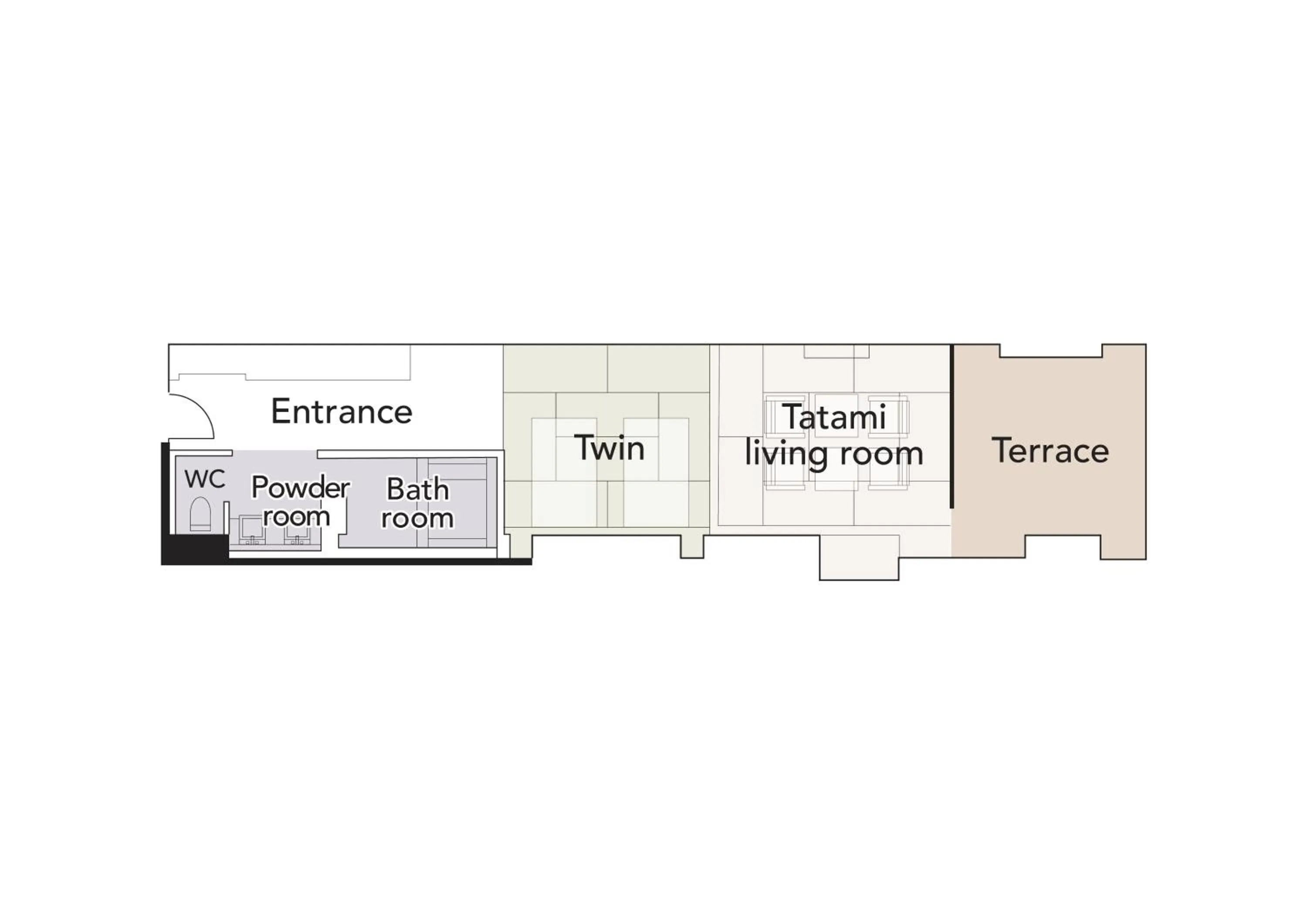 Floor plan in Pearl Star Hotel ATAMI
