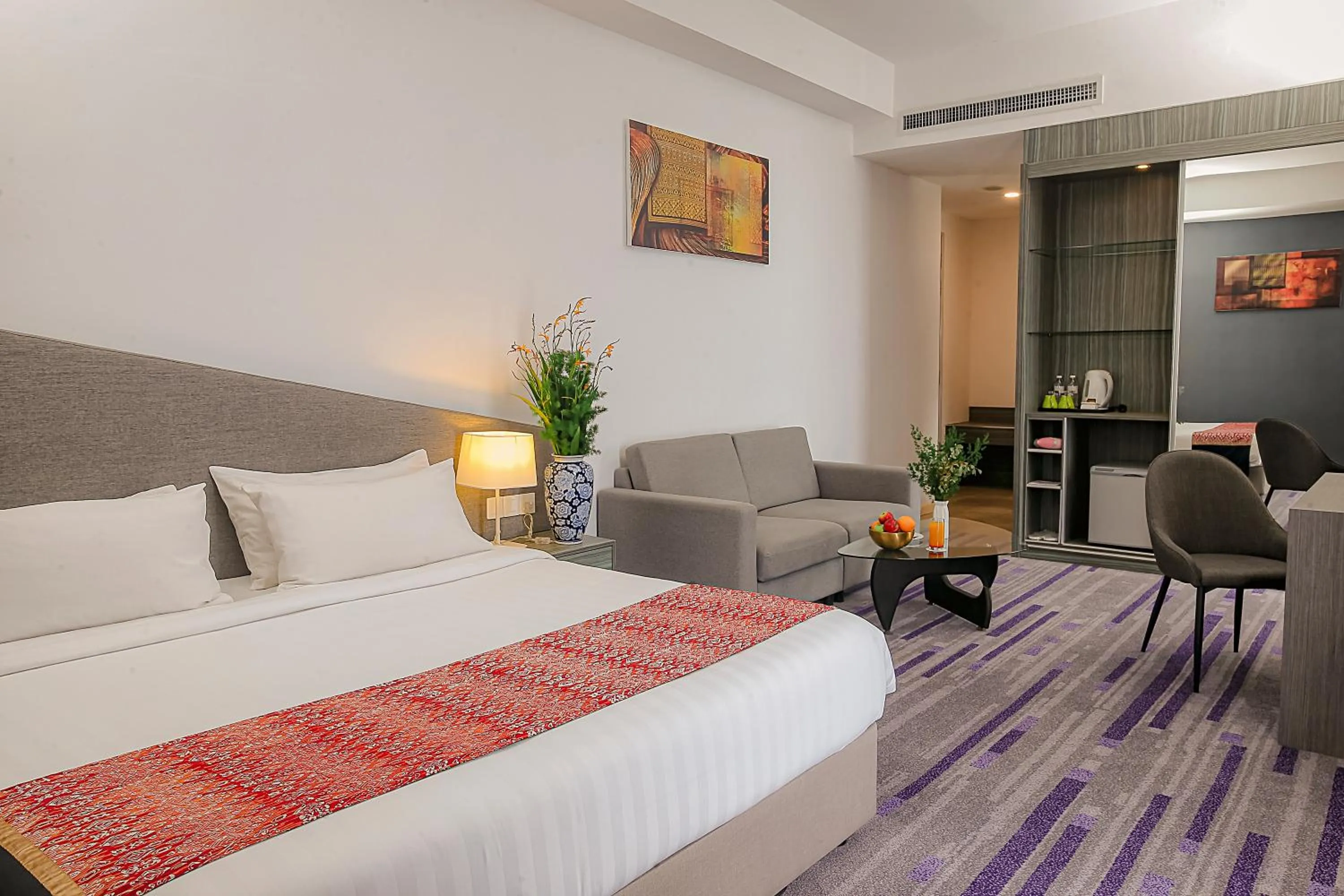 Bed in Bahang Bay Hotel