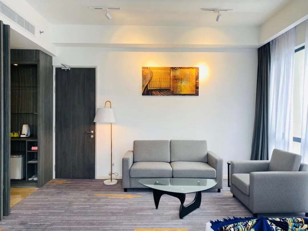 Seating area in Bahang Bay Hotel