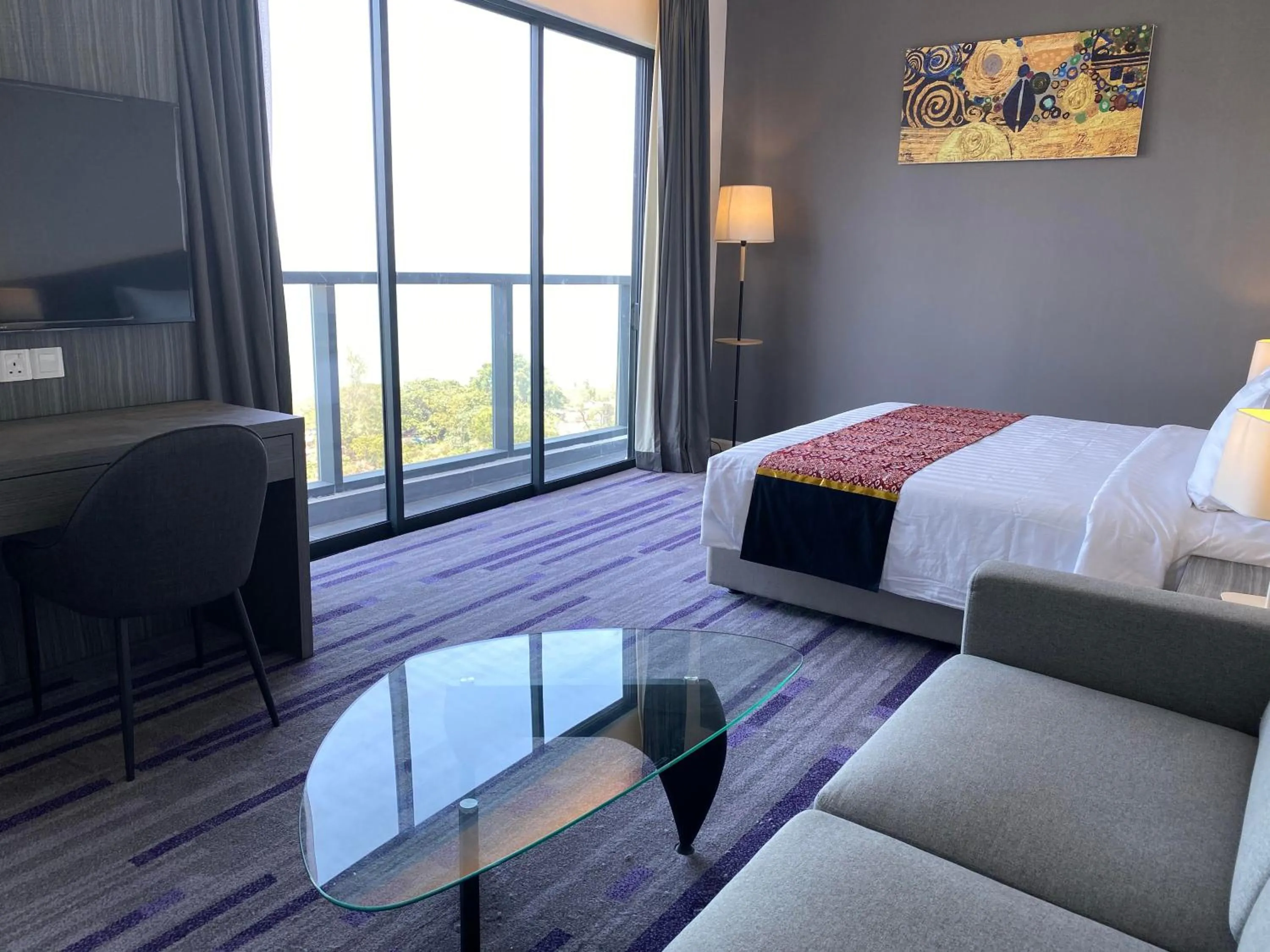 Bed in Bahang Bay Hotel